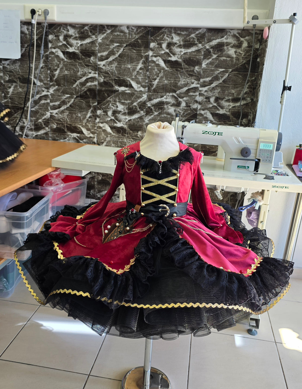 "Black Pearl" Pirate Princess Shortie -Preorders đžđŽââ ïžđ