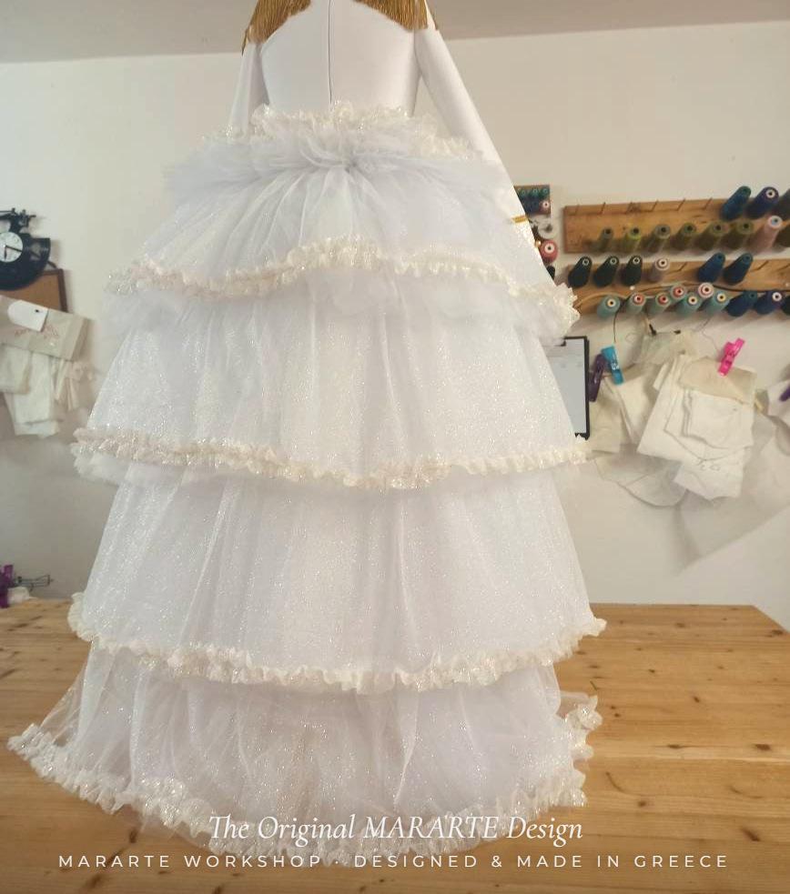 The Snow Sparkle Nutcracker Gown with Removable Train – photo 5