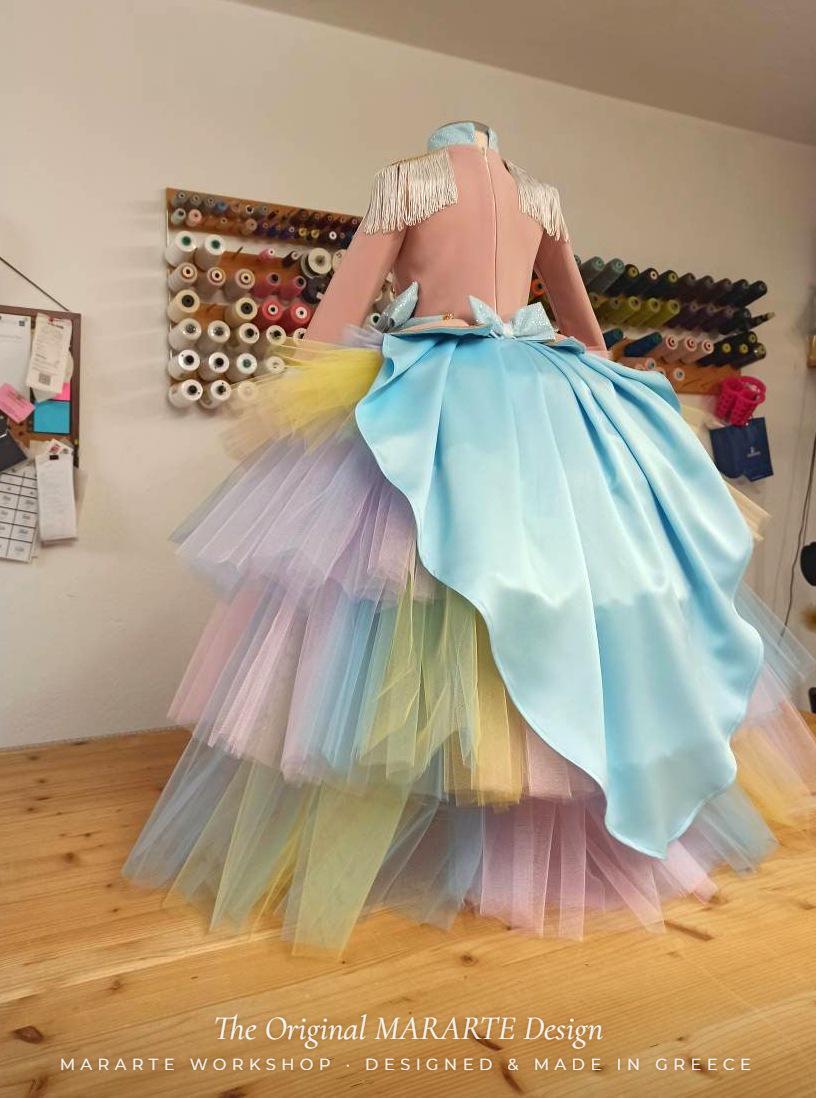 The Pastel Rainbow Nutcracker Gown with Removable Train – photo 4
