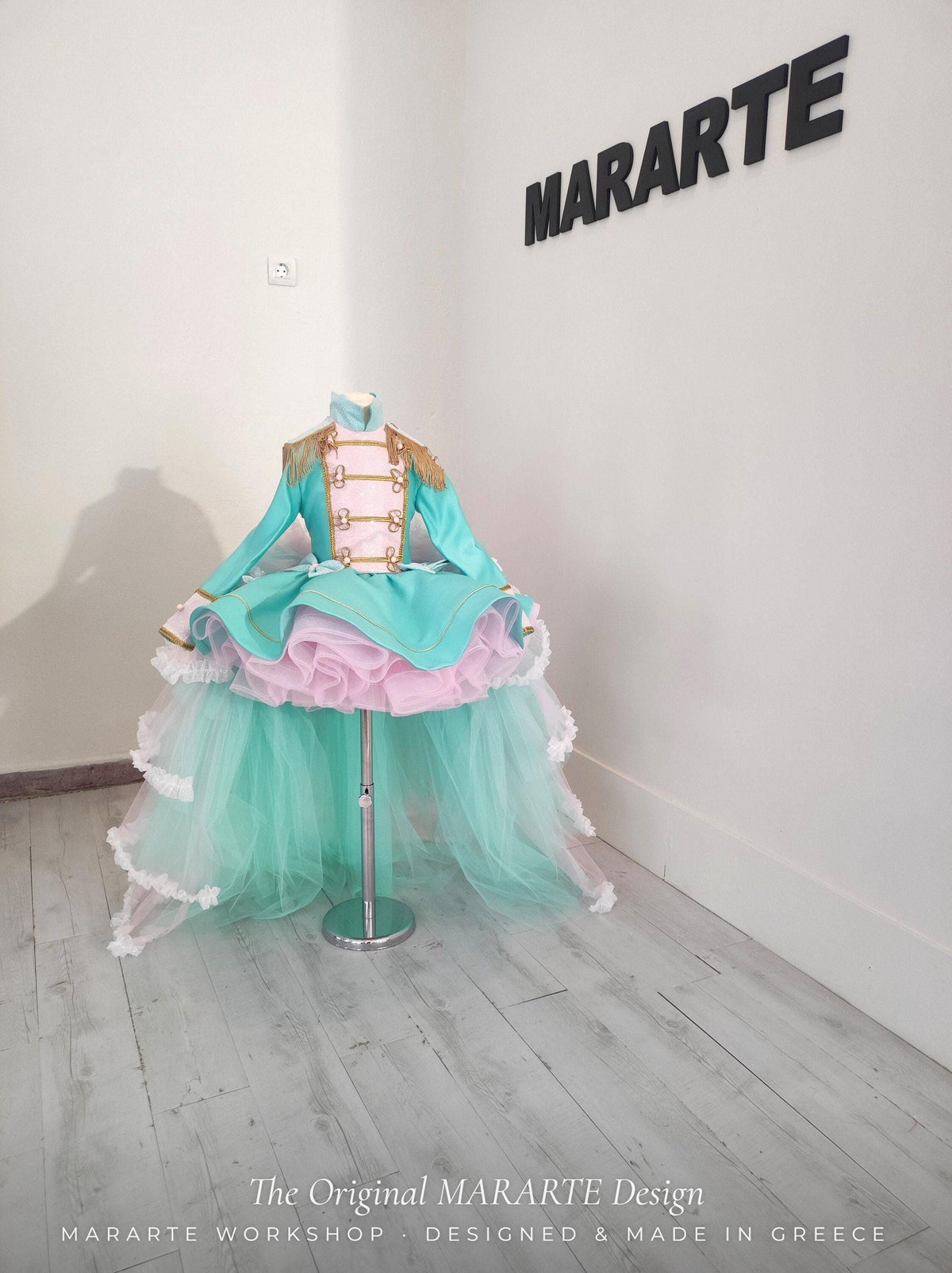 The Mint Nutcracker Gown with Removable Train – photo 2
