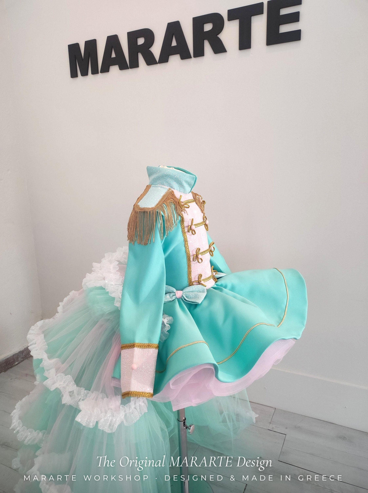 The Mint Nutcracker Gown with Removable Train – photo 4