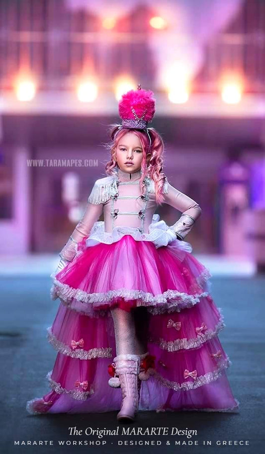 The Hot Pink Nutcracker Gown with Removable Train – photo 2
