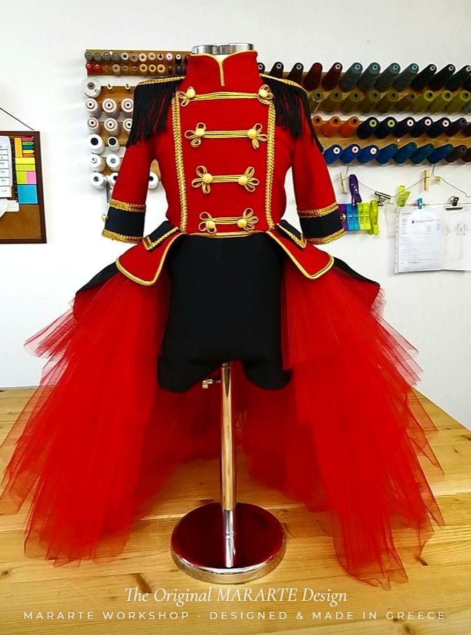 The Ringmaster Nutcracker Romper with Removable Train – photo 7
