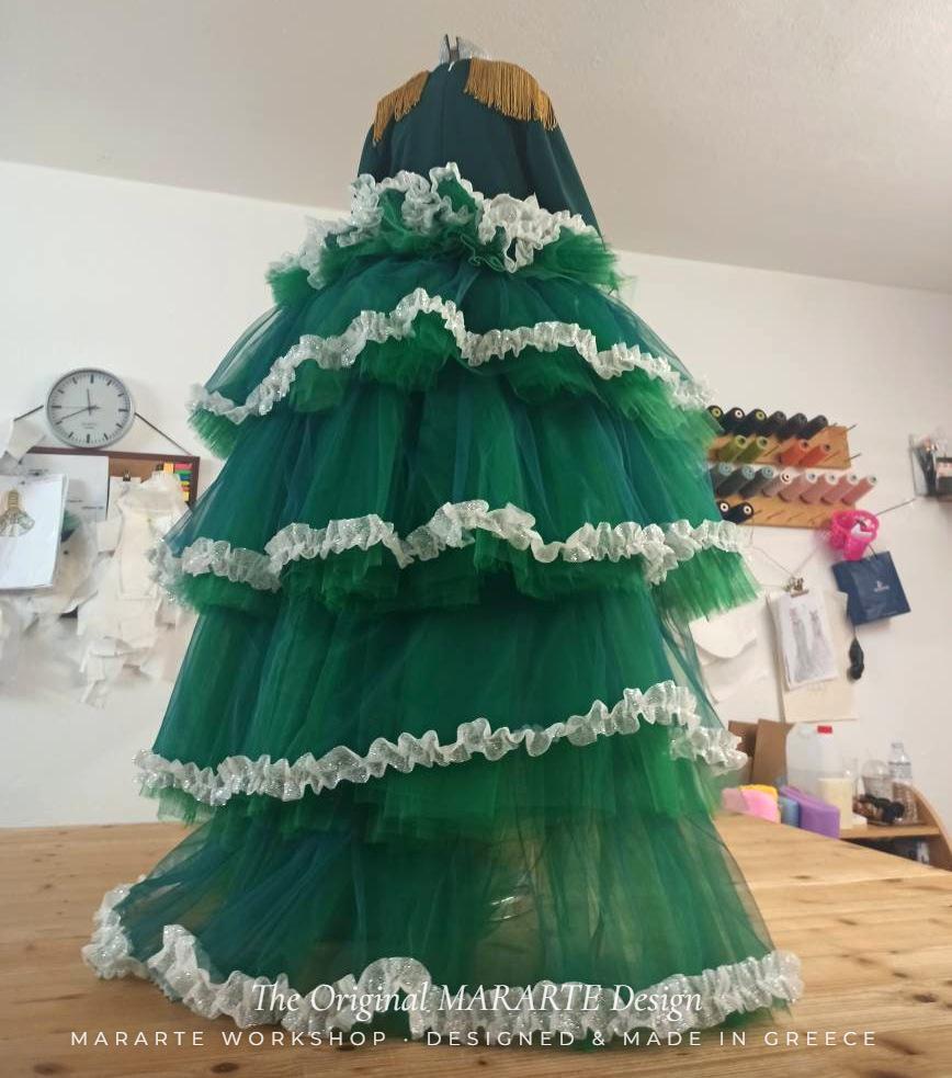 The Emerald Nutcracker Gown with Removable Train – photo 7