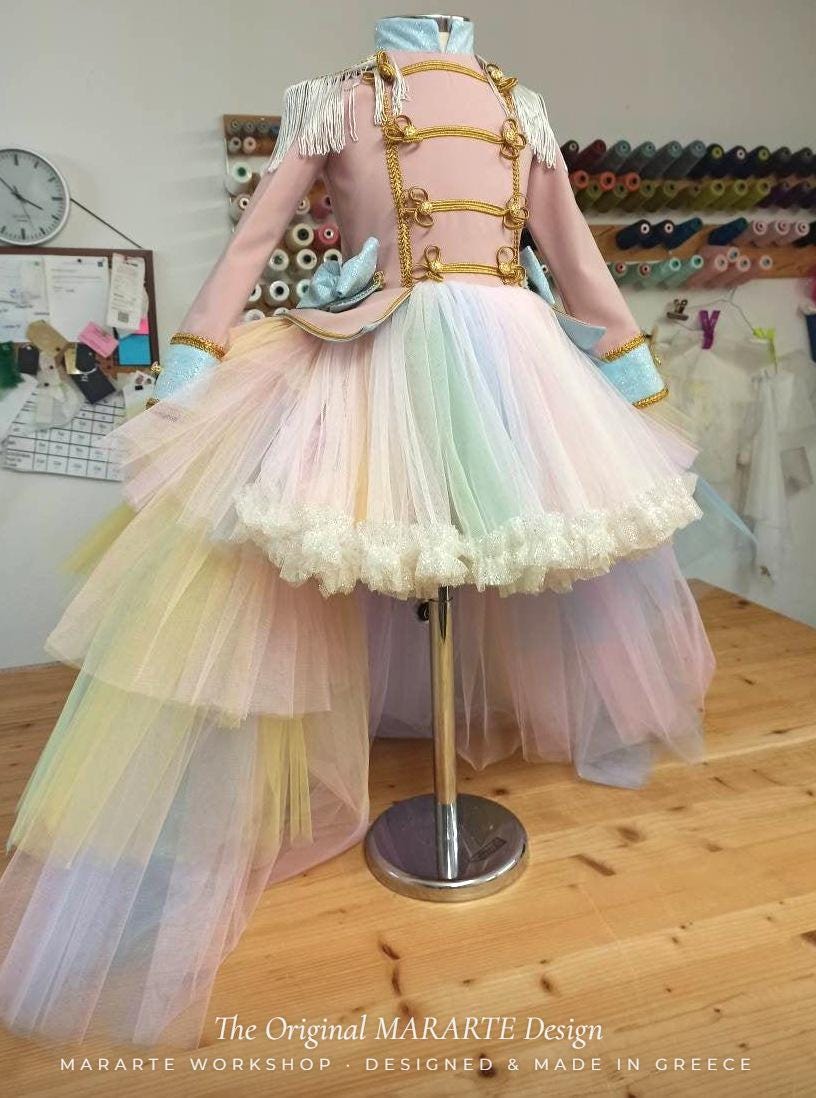 The Pastel Rainbow Nutcracker Gown with Removable Train – photo 3