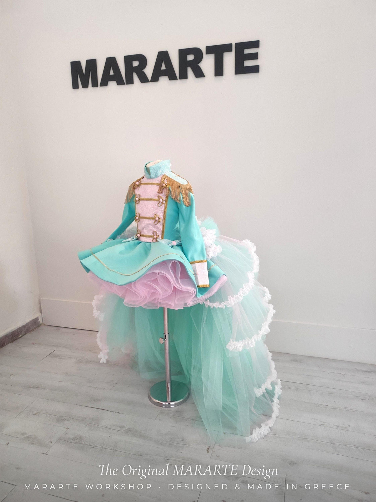 The Mint Nutcracker Gown with Removable Train – photo 5