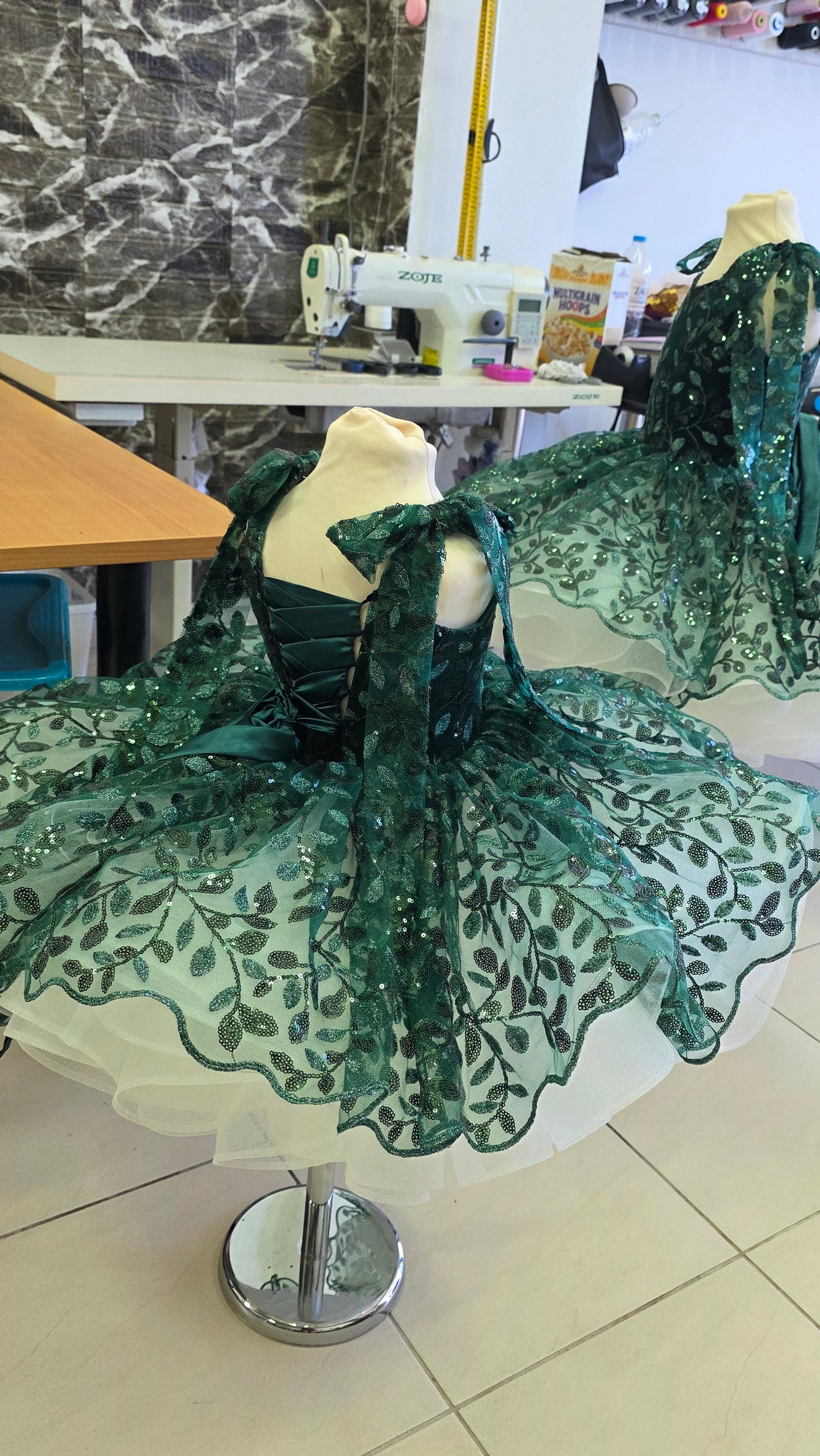 Emerald Shorties -READY TO SHIP