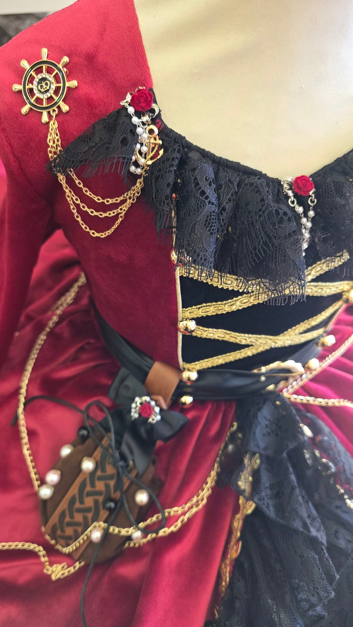 "Black Pearl" Pirate Princess Shortie -Preorders  👸🏴‍☠️🎀