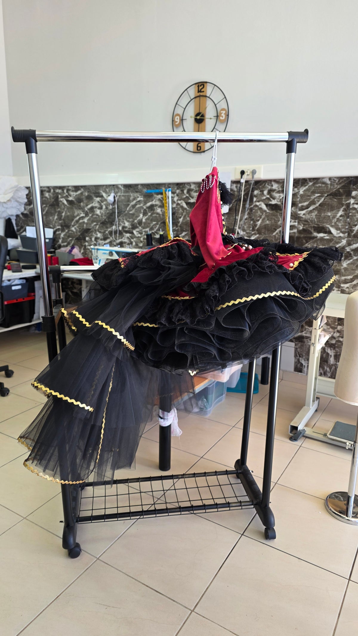 The "Black Pearl "pirate  Princess With Removable Train -Preorders 👸🏴‍☠️🎀