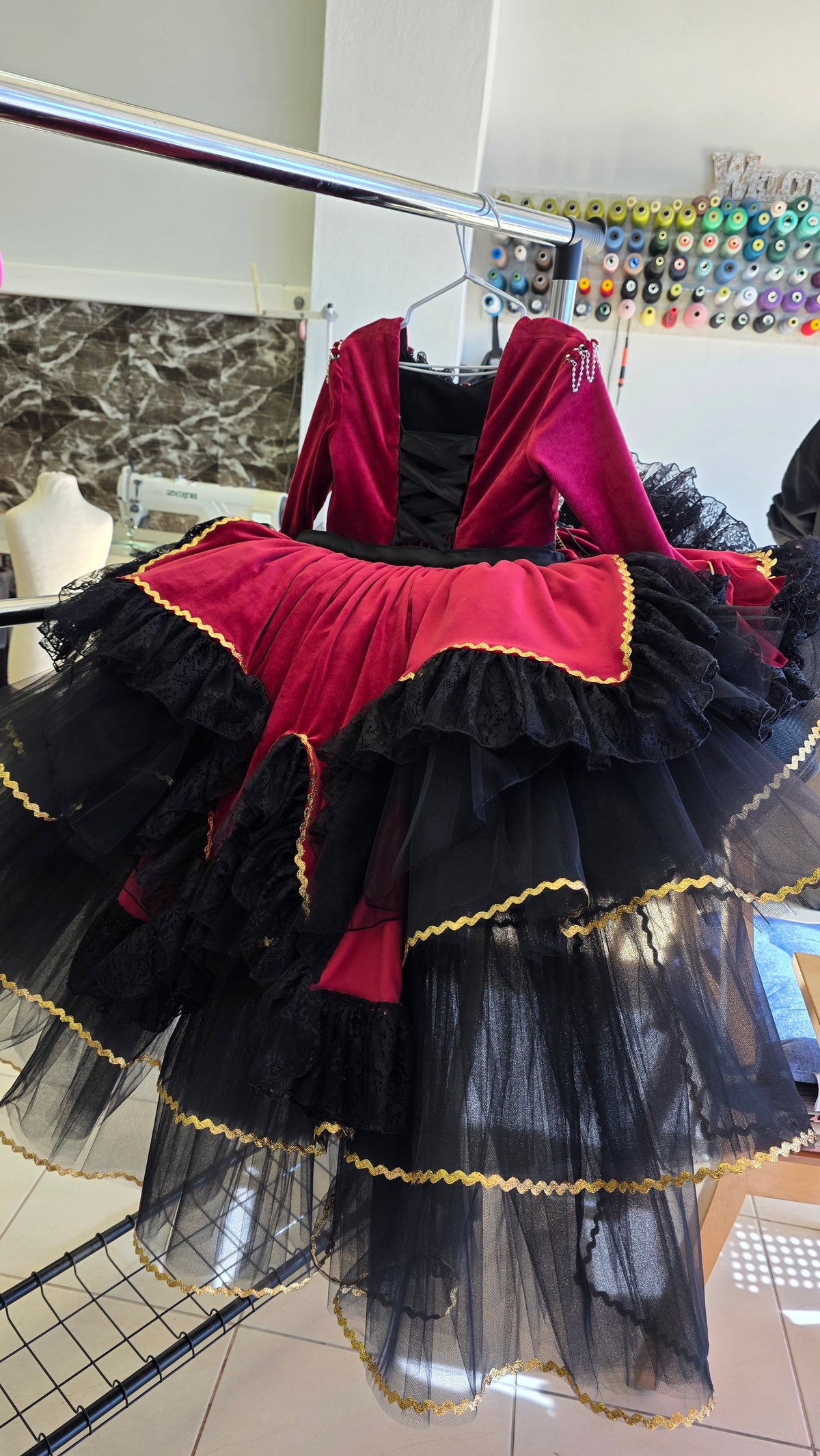 The "Black Pearl "pirate  Princess With Removable Train -Preorders 👸🏴‍☠️🎀