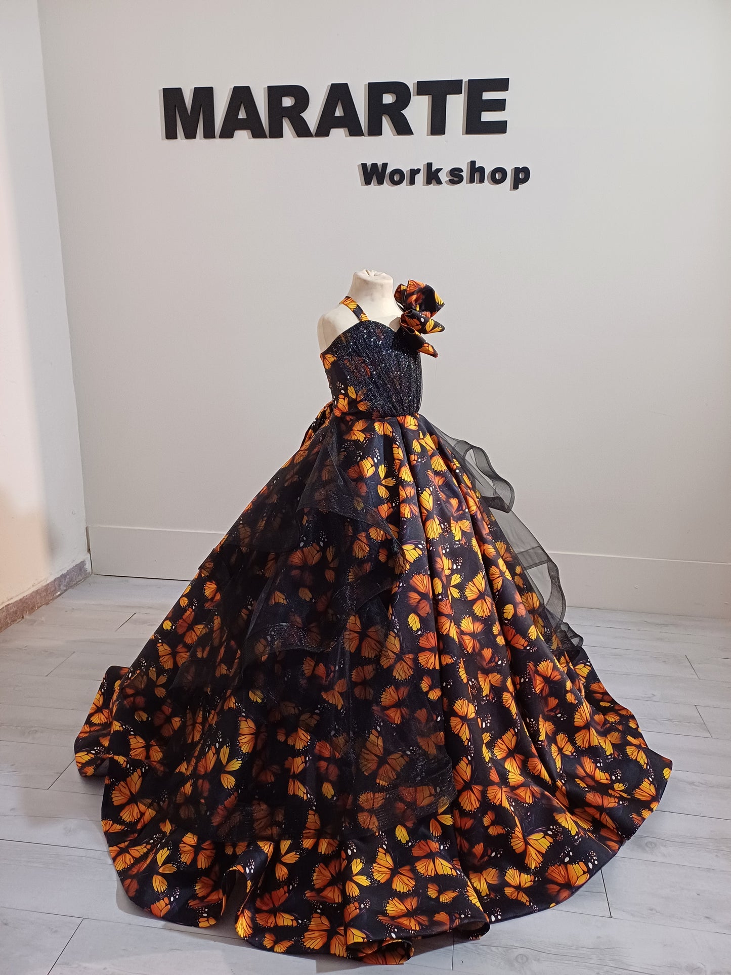 Monarch Butterfly Dress Floor Length