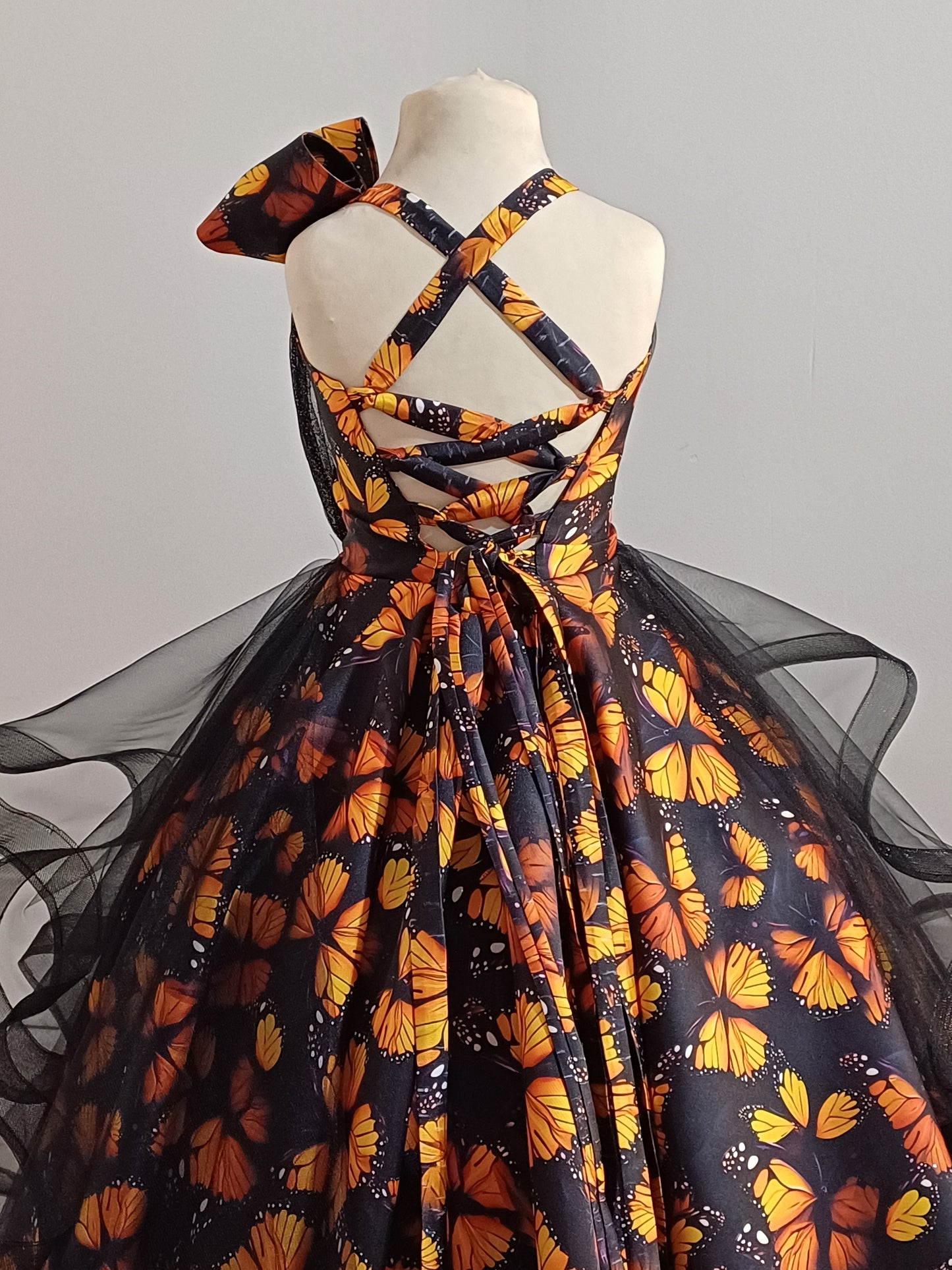 Monarch Butterfly Dress Floor Length