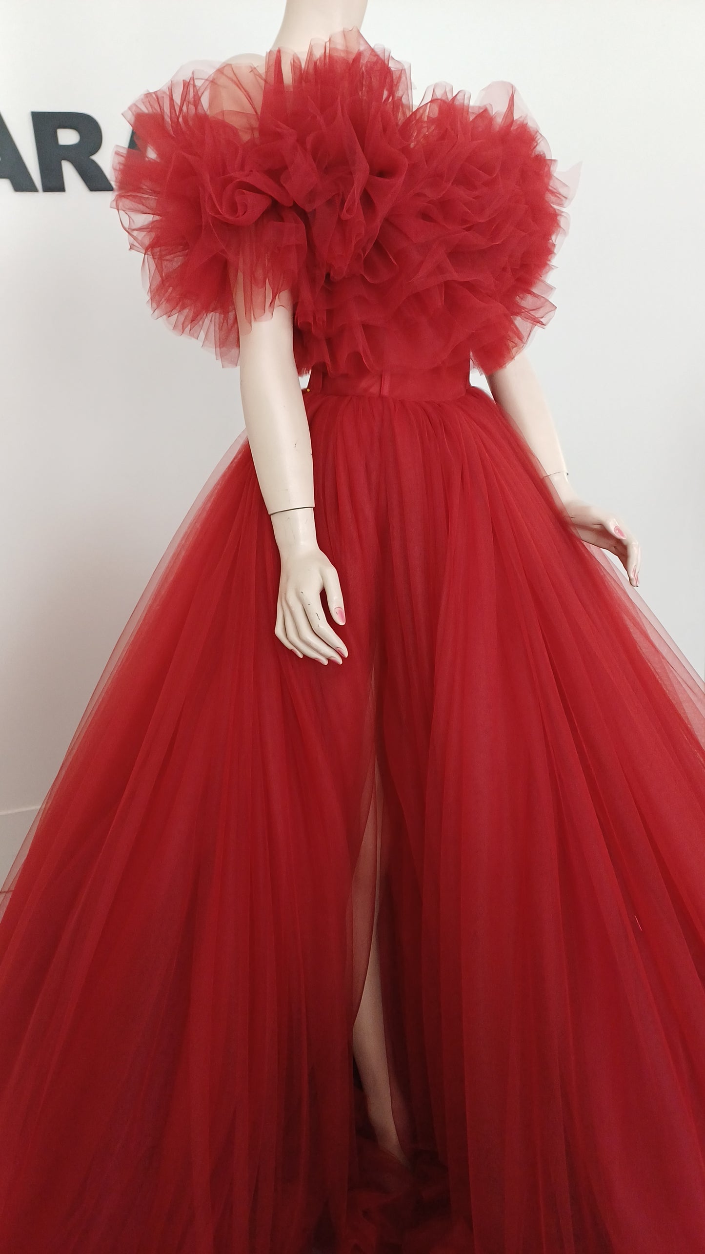 Preorders for "olivia in fire" floor length gown