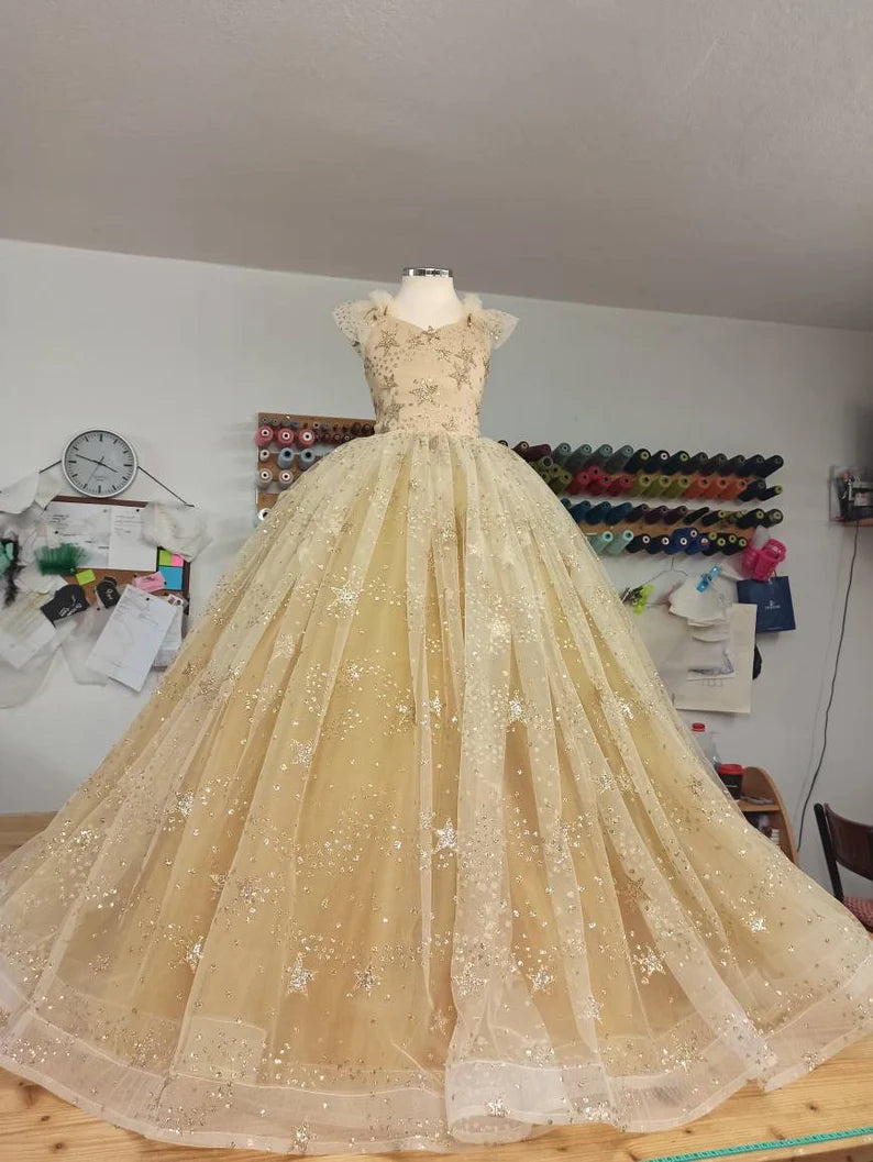 Gold Star Dress