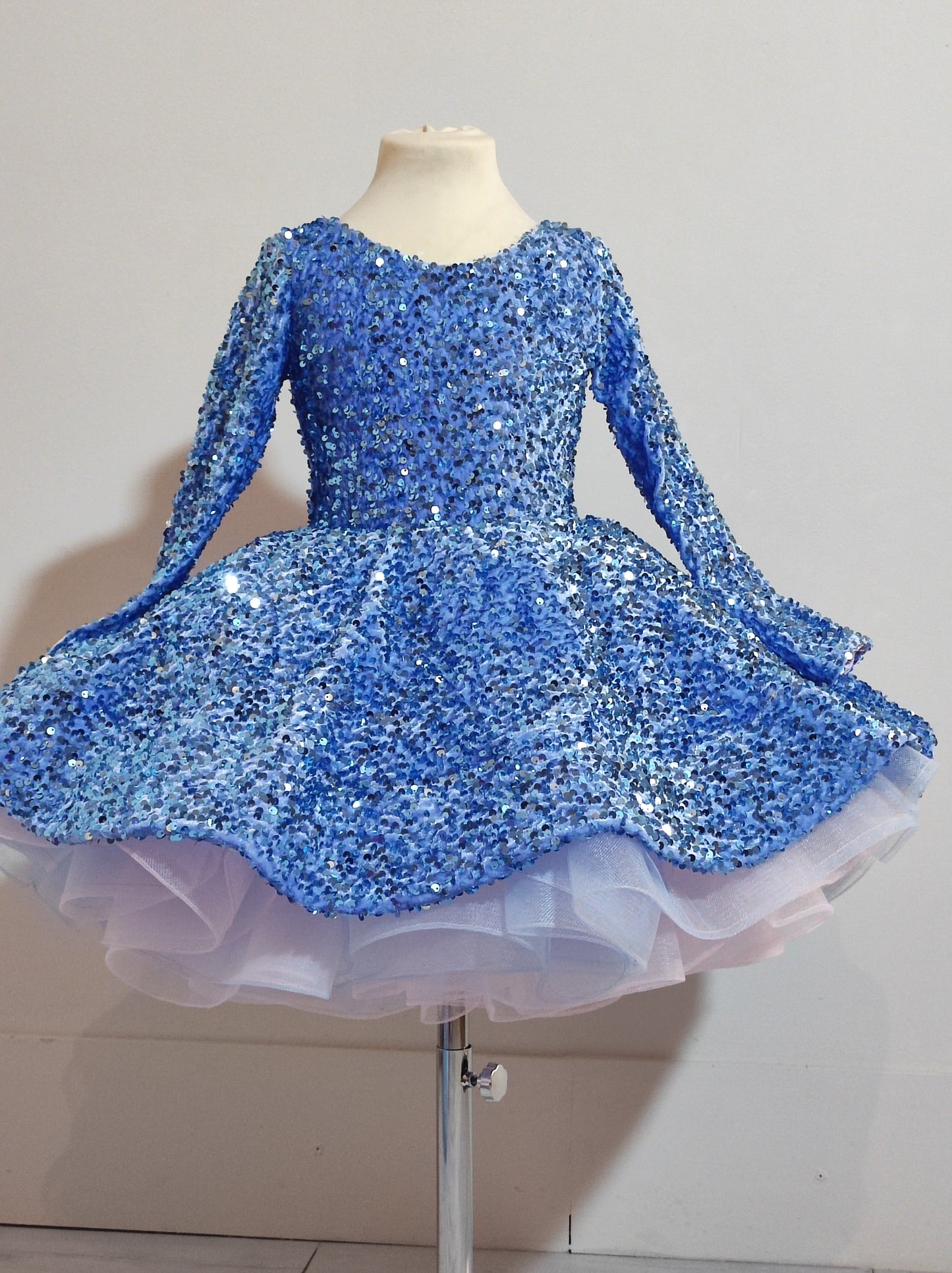 Light Blue Sequin Dress