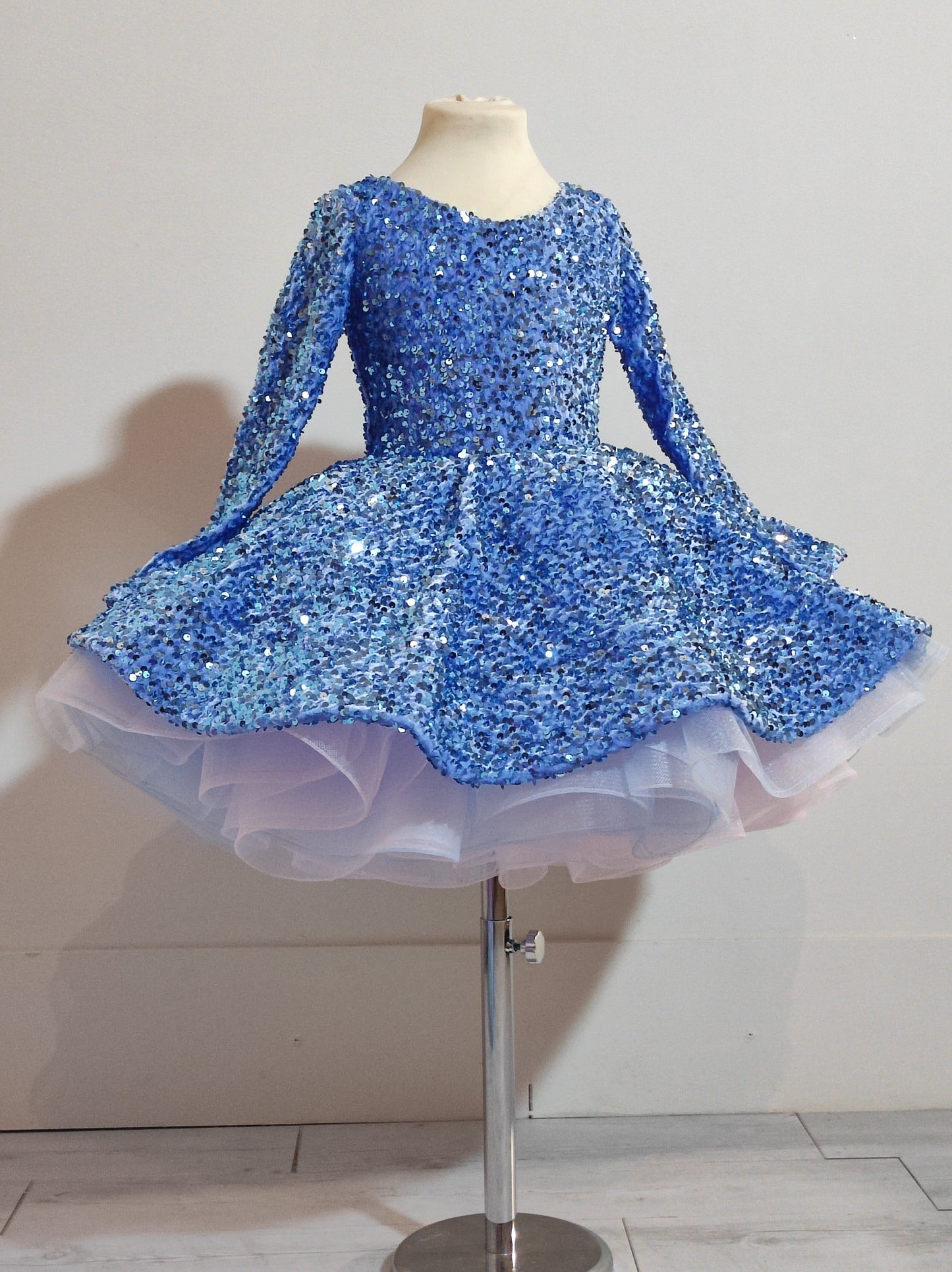 Light Blue Sequin Dress