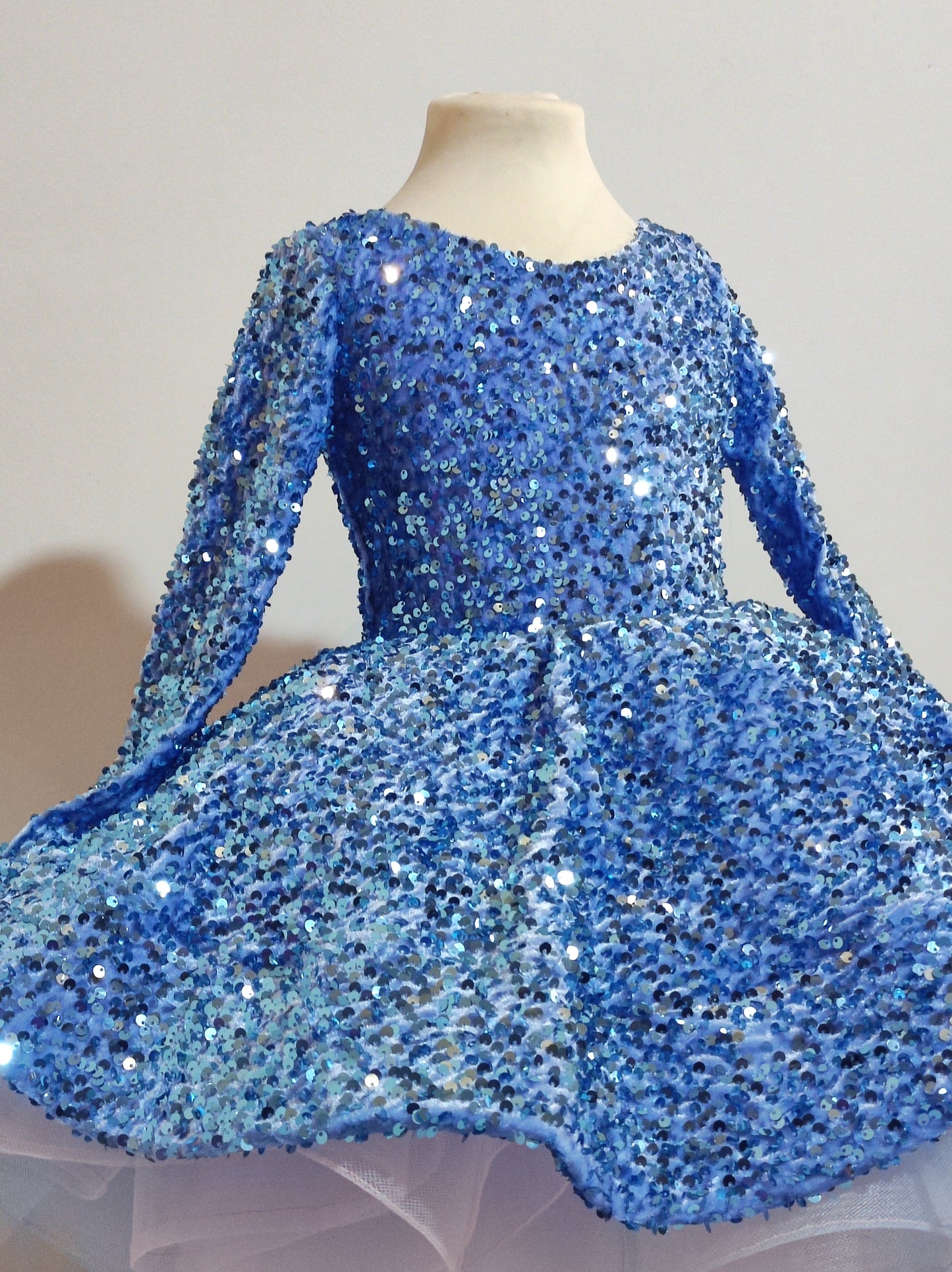 Light Blue Sequin Dress