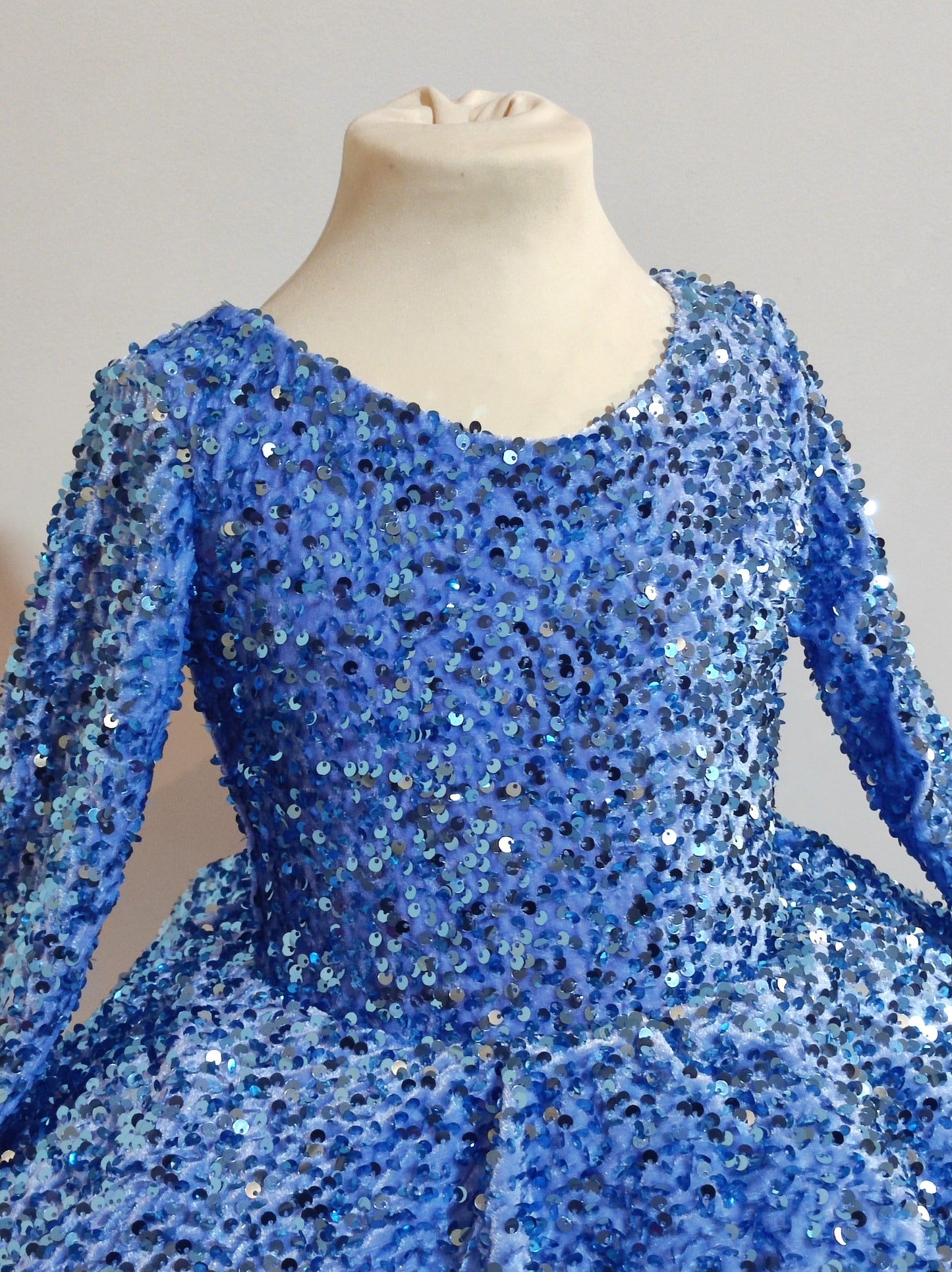 Light Blue Sequin Dress