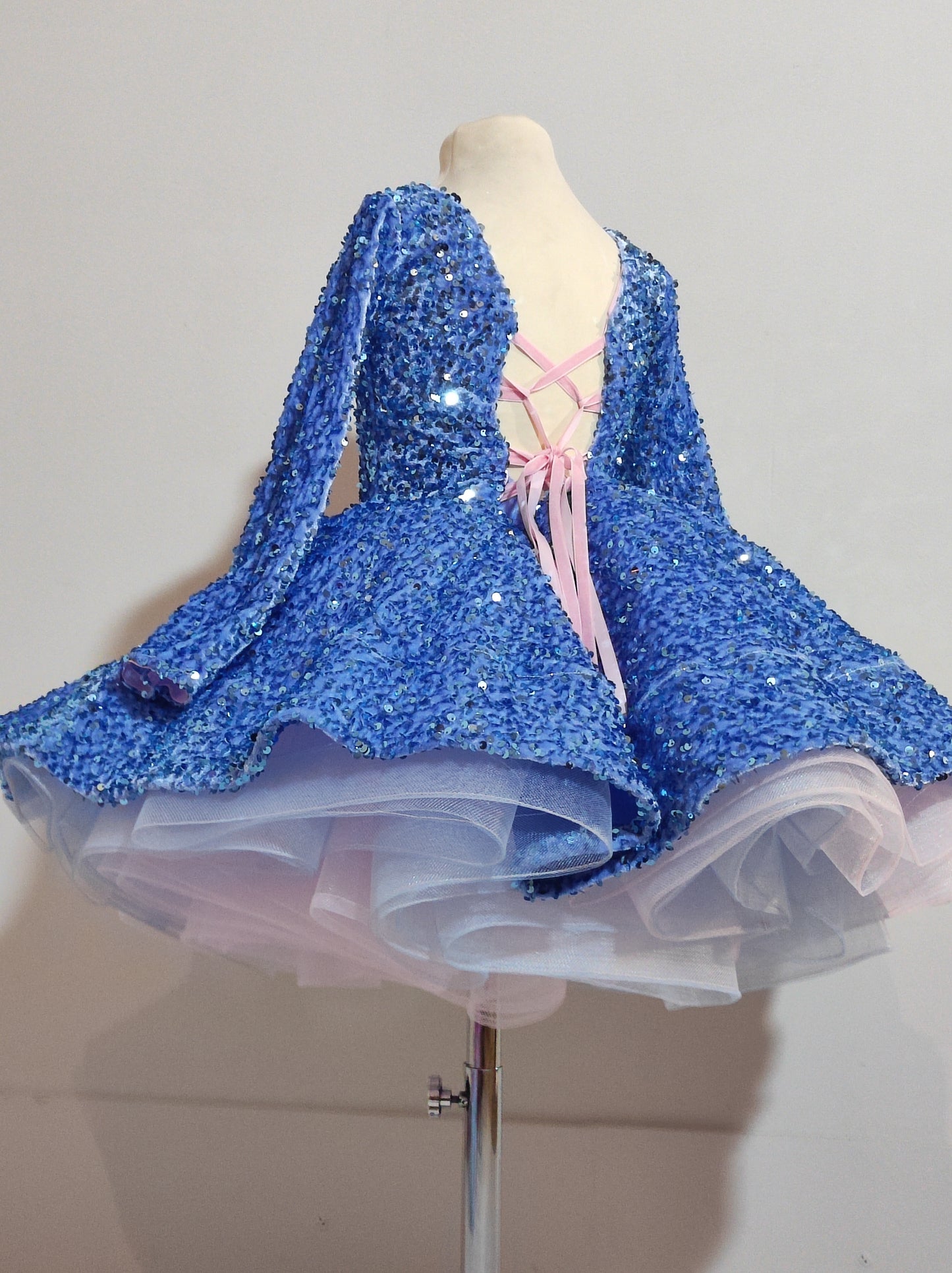 Light Blue Sequin Dress