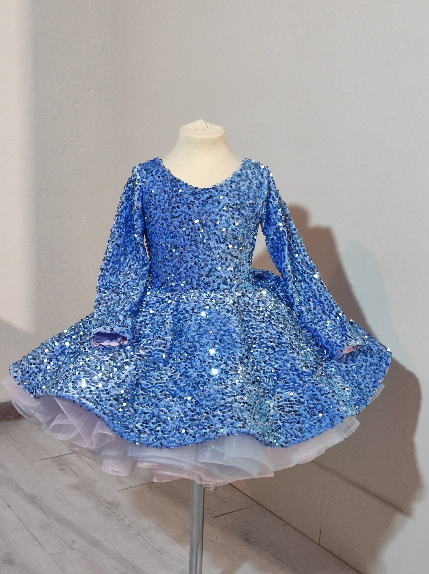 Light Blue Sequin Dress