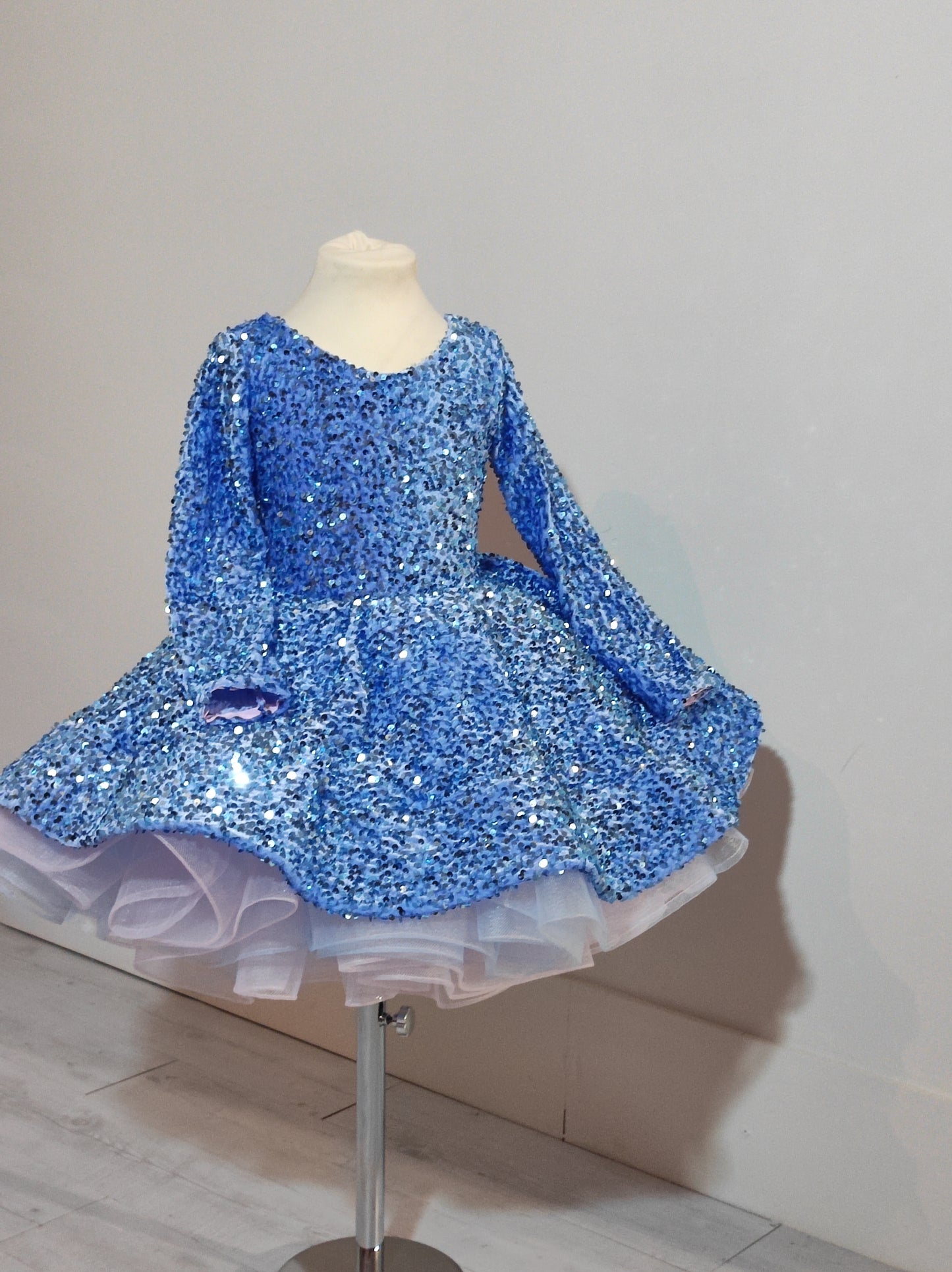 Light Blue Sequin Dress