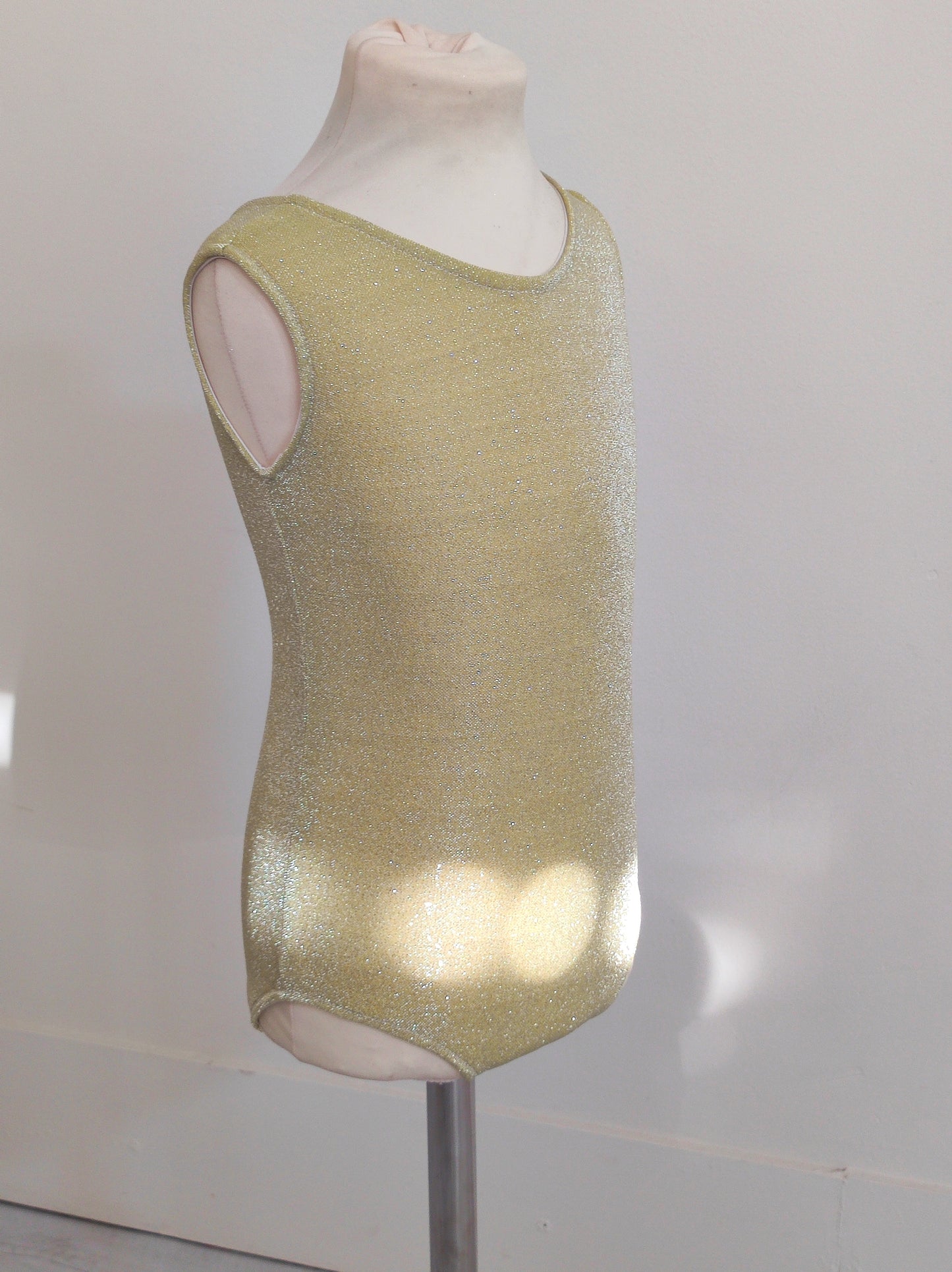 BAZAAR SALE-ALENTINE SHEER DRESS+LEOTARD SIZE 6-7