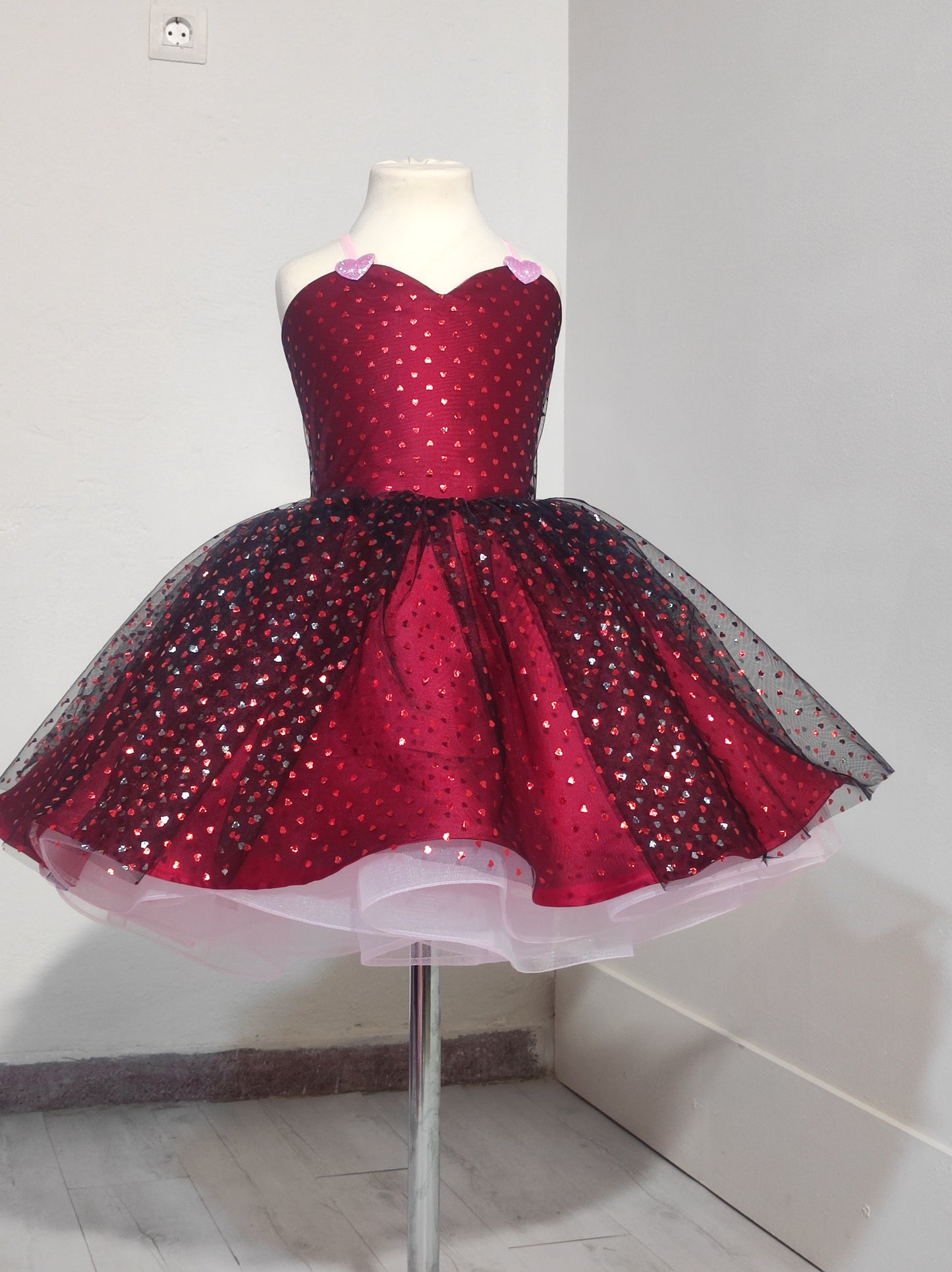 BAZAAR SALE-Valentine dress -Size 10-12y.old