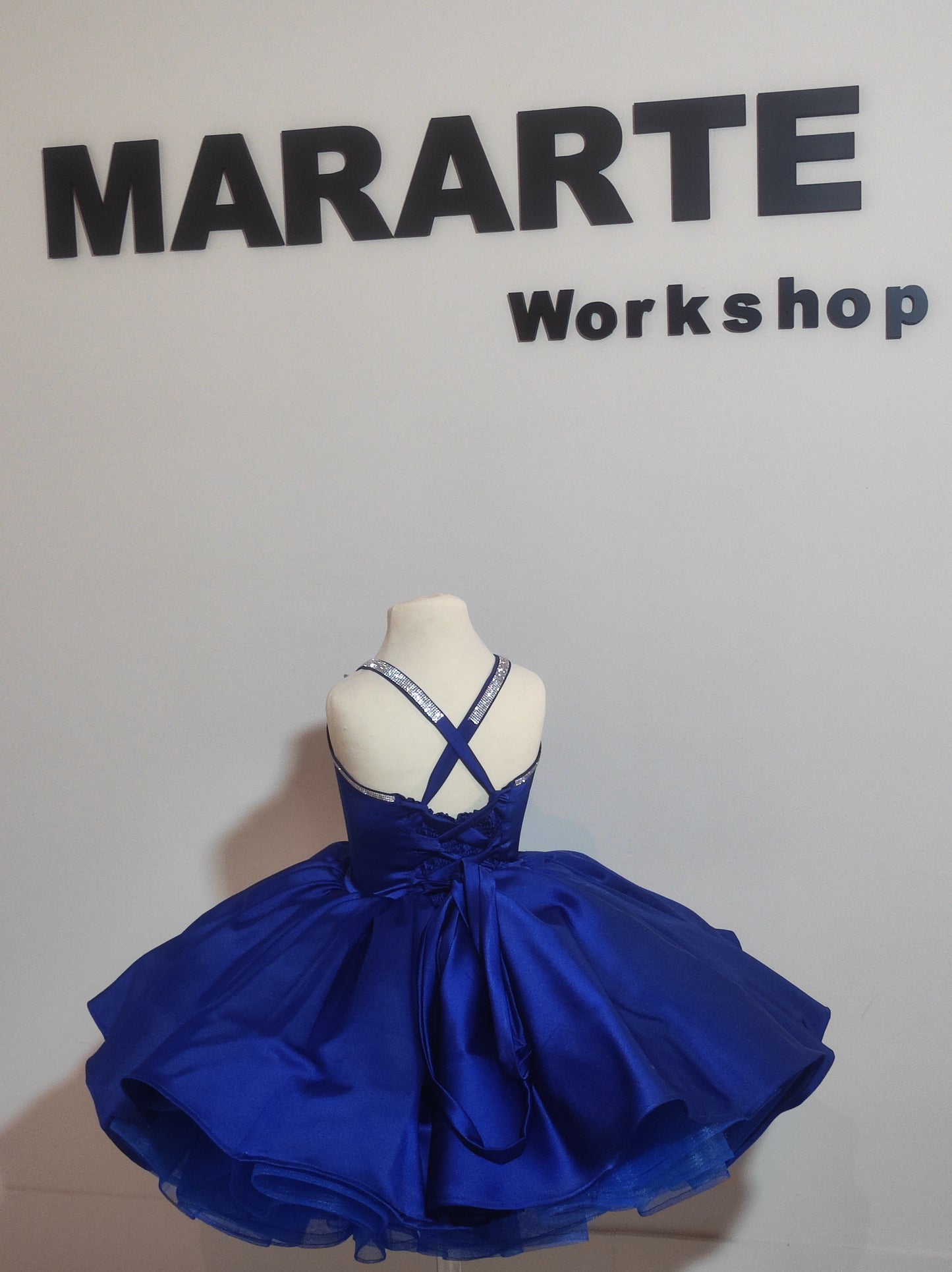 Blue Satin Midnights Dress| Taylor Inspired Star dress | Satin Star Dress/double puffiness