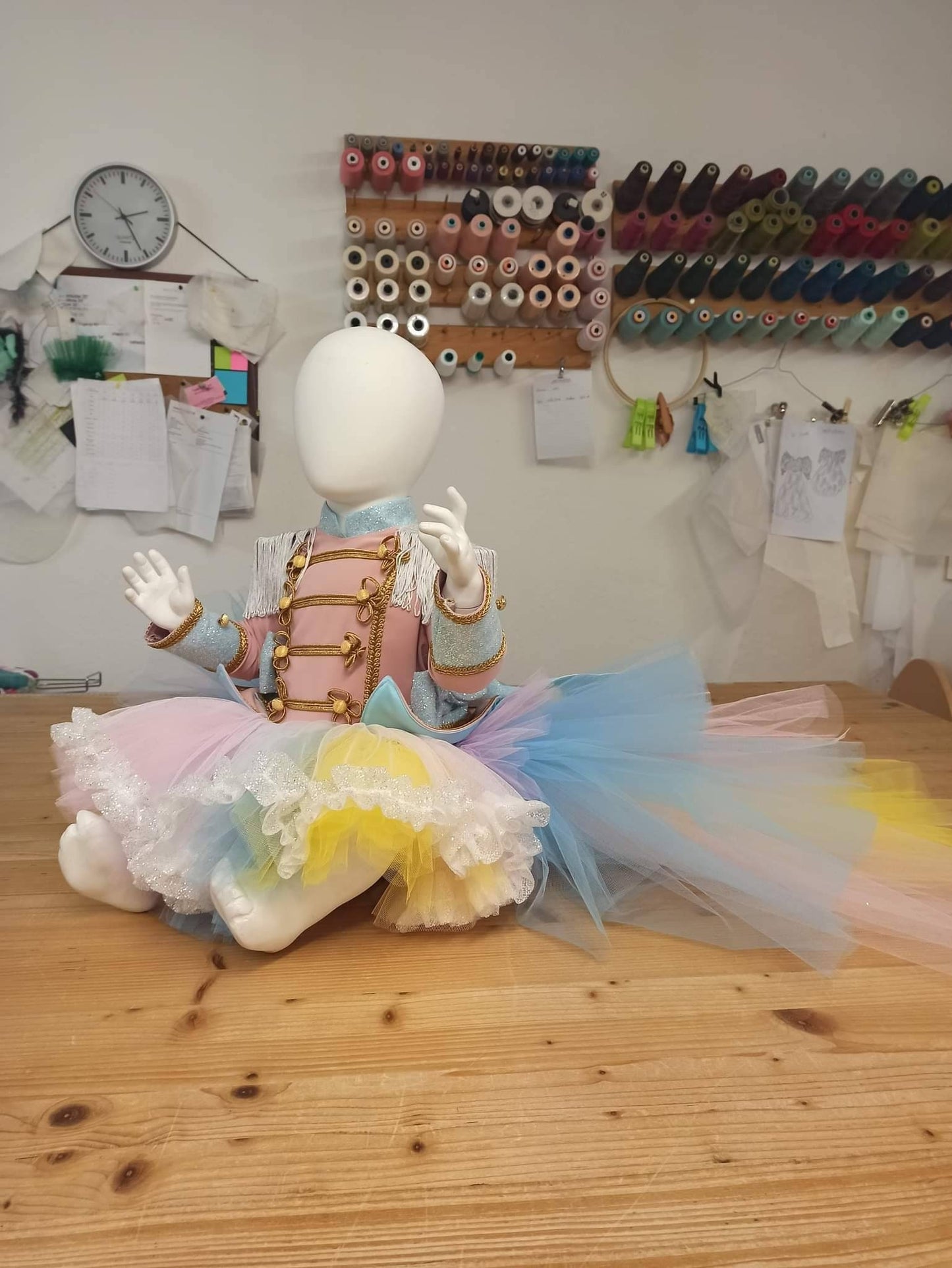 Baby Girl Glimmer Nutcracker Costume Tutu Dress