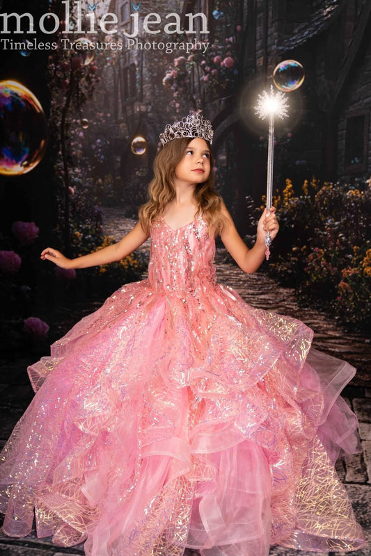 Galinda the Good Witch Inspired Pink Tulle Dress, Perfect for Halloween and Cosplay