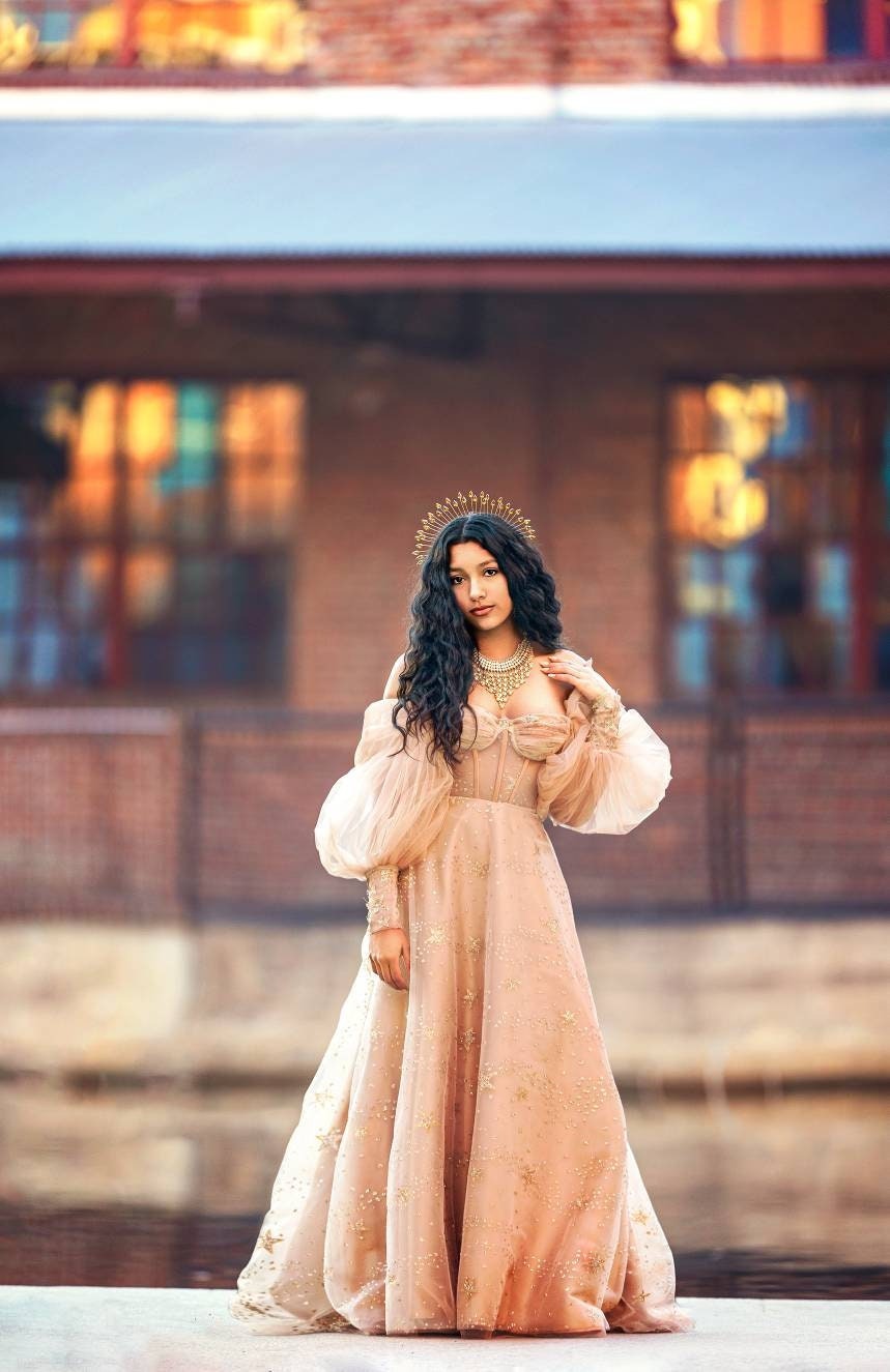 Gold Star Dress Women's