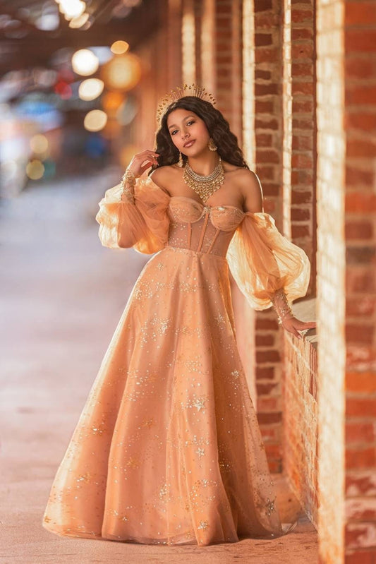 Gold Star Dress Women's