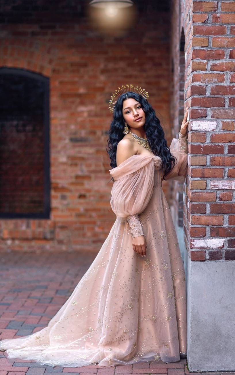 Gold Star Dress Women's