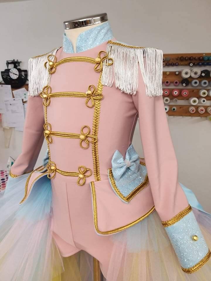 Girl nutcracker costume,girl circus outfit,soldier dress,tutu circus dress,showoman,Glimmer Nutcracker Romper