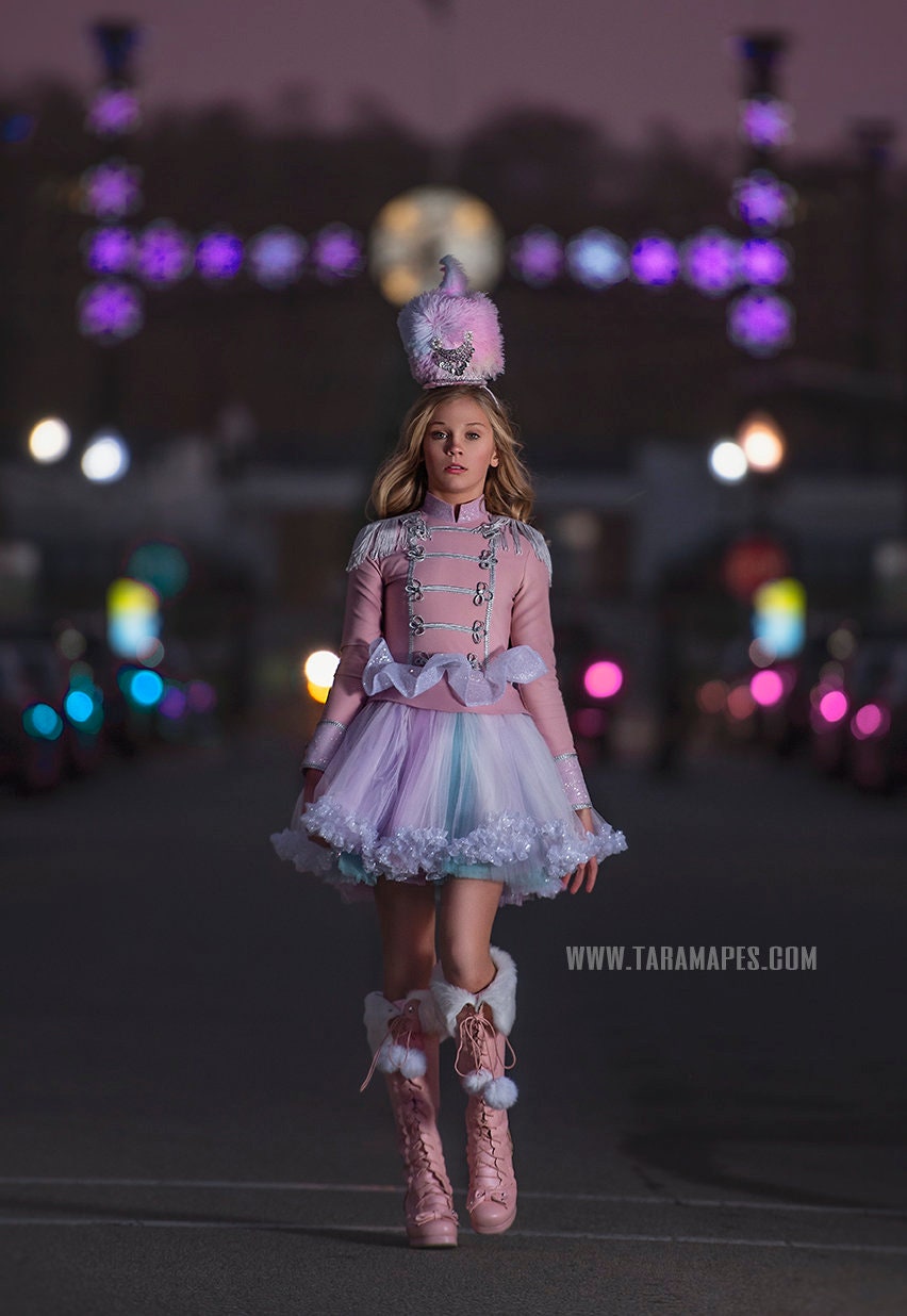 Girl Nutcracker Dress,Short Glitter Dress,Candy Nutcracker Dress