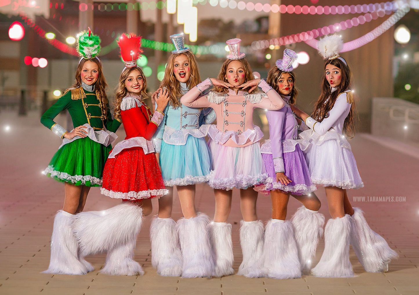 Girl Nutcracker Dress,Short Glitter Dress,"EMERALD'' Nutcracker Dress