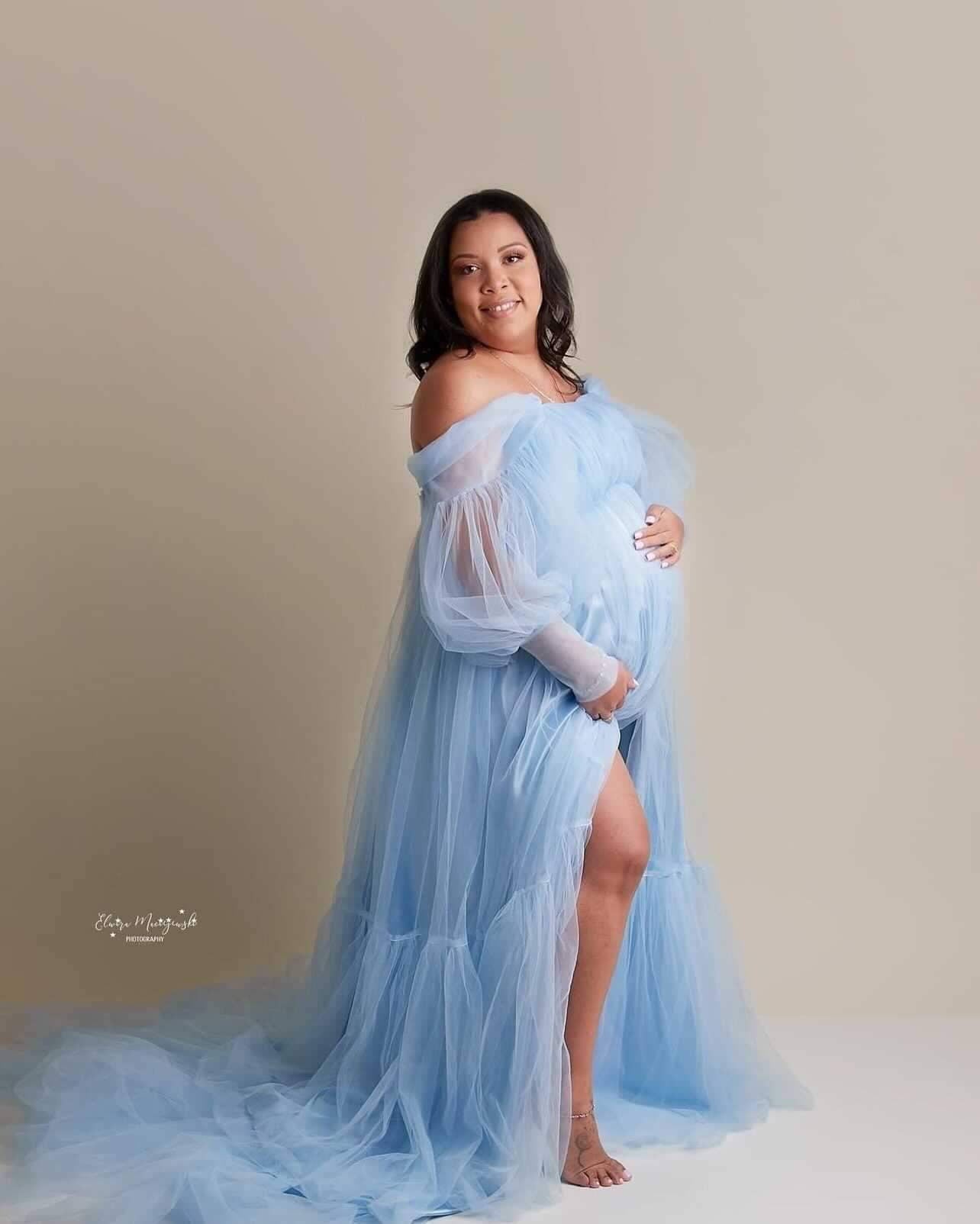 Dress For Photoshoot,Maternity Tulle Dress,  Maternity Dress,pink  Dress,