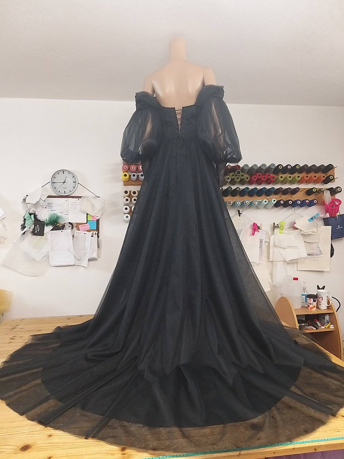 Tulle  Party Dress, Prom Evening Dress, Off Shoulder Gown, Prom Dress, A-Line Party Dress, Maxi Corset Dress, Elegant Evening Dress