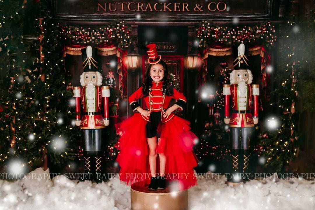 Girl nutcracker costume,girl circus outfit,soldier dress,tutu circus dress,showoman