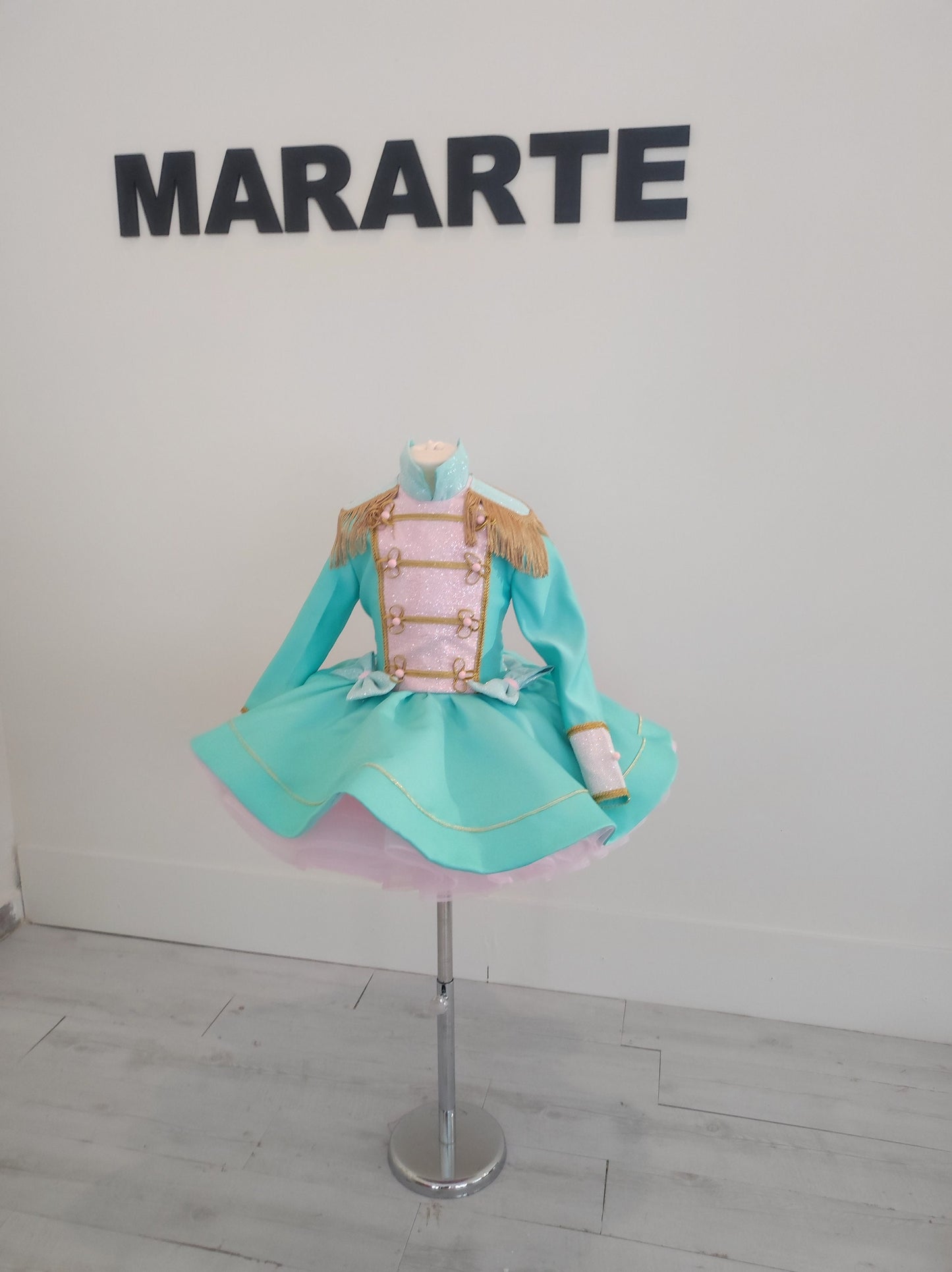 Girl nutcracker costume, mint-green nutcracker costume, Pink and mint green tutu Dress nutcracker