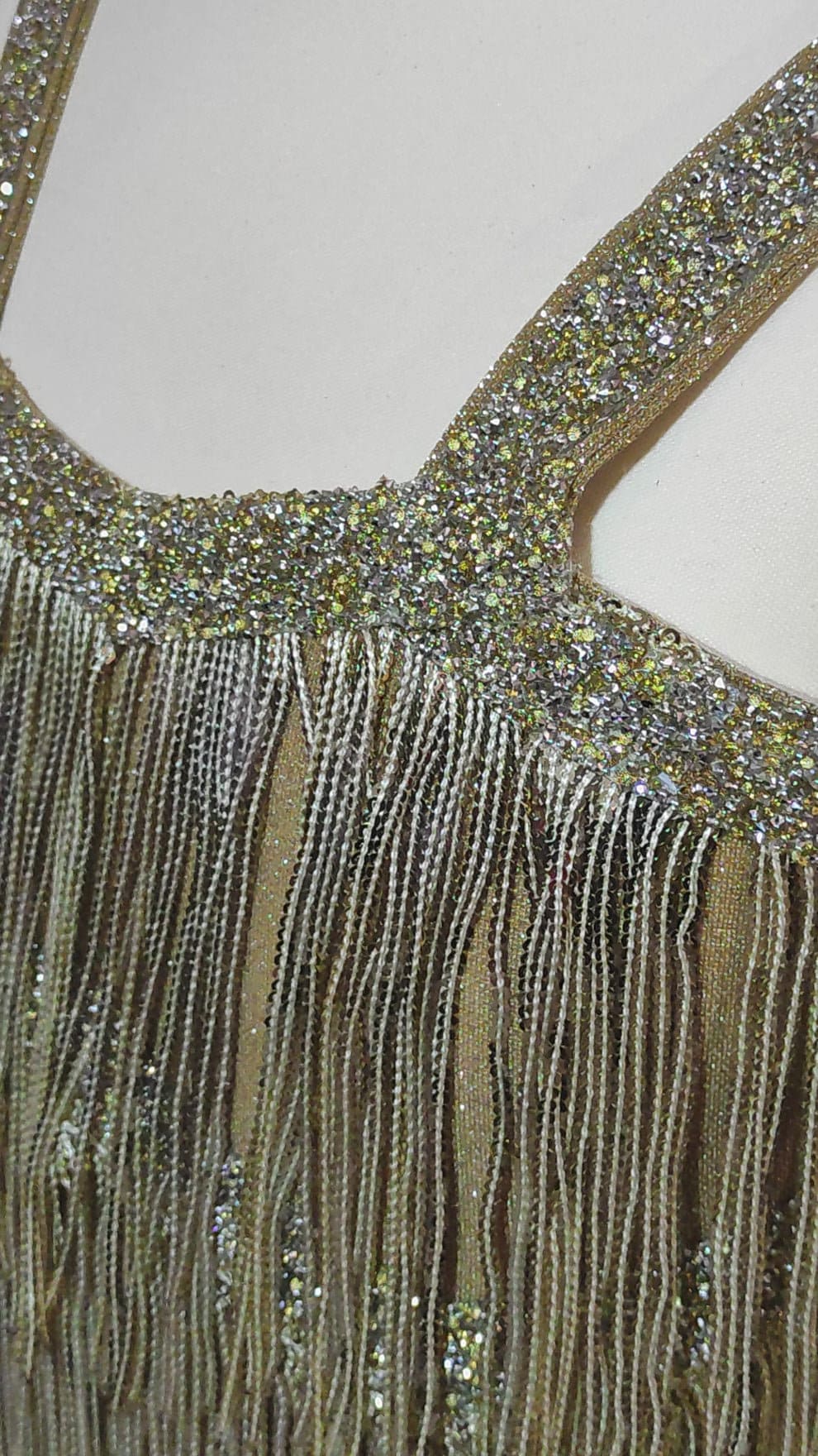 Girls Custom Gold Fringe dress,Inspired Dress  | custom Made Golden Fringe Dress