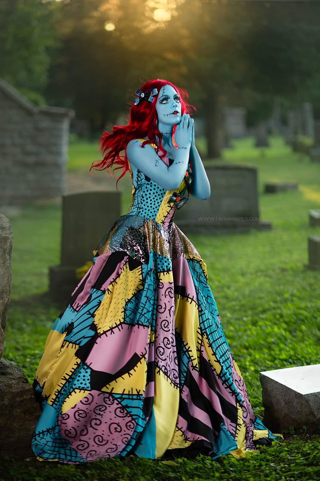 Sally Halloween  inspired long Dress