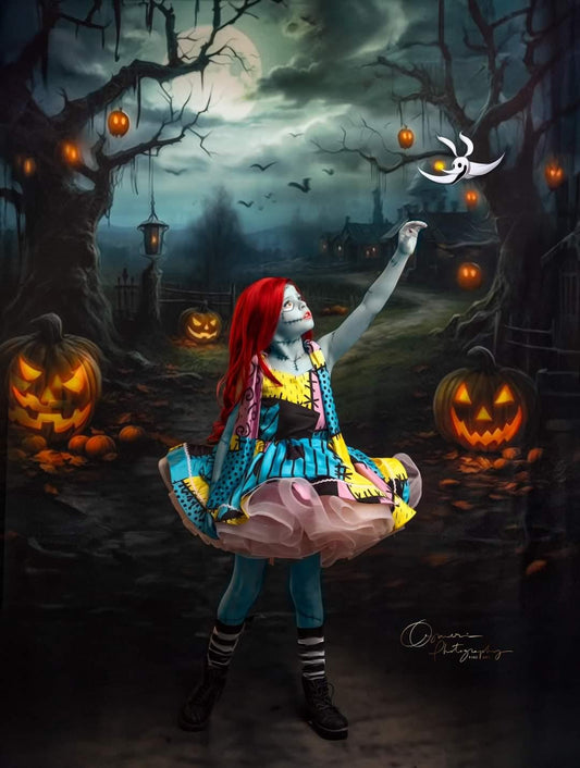 Sally Halloween  inspired short dress