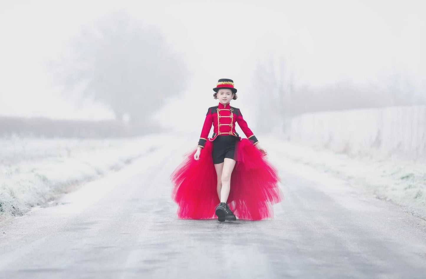 Girls circus outfit, soldier dress, tutu circus dress, showoman, Girls Nutcracker Dress Romper