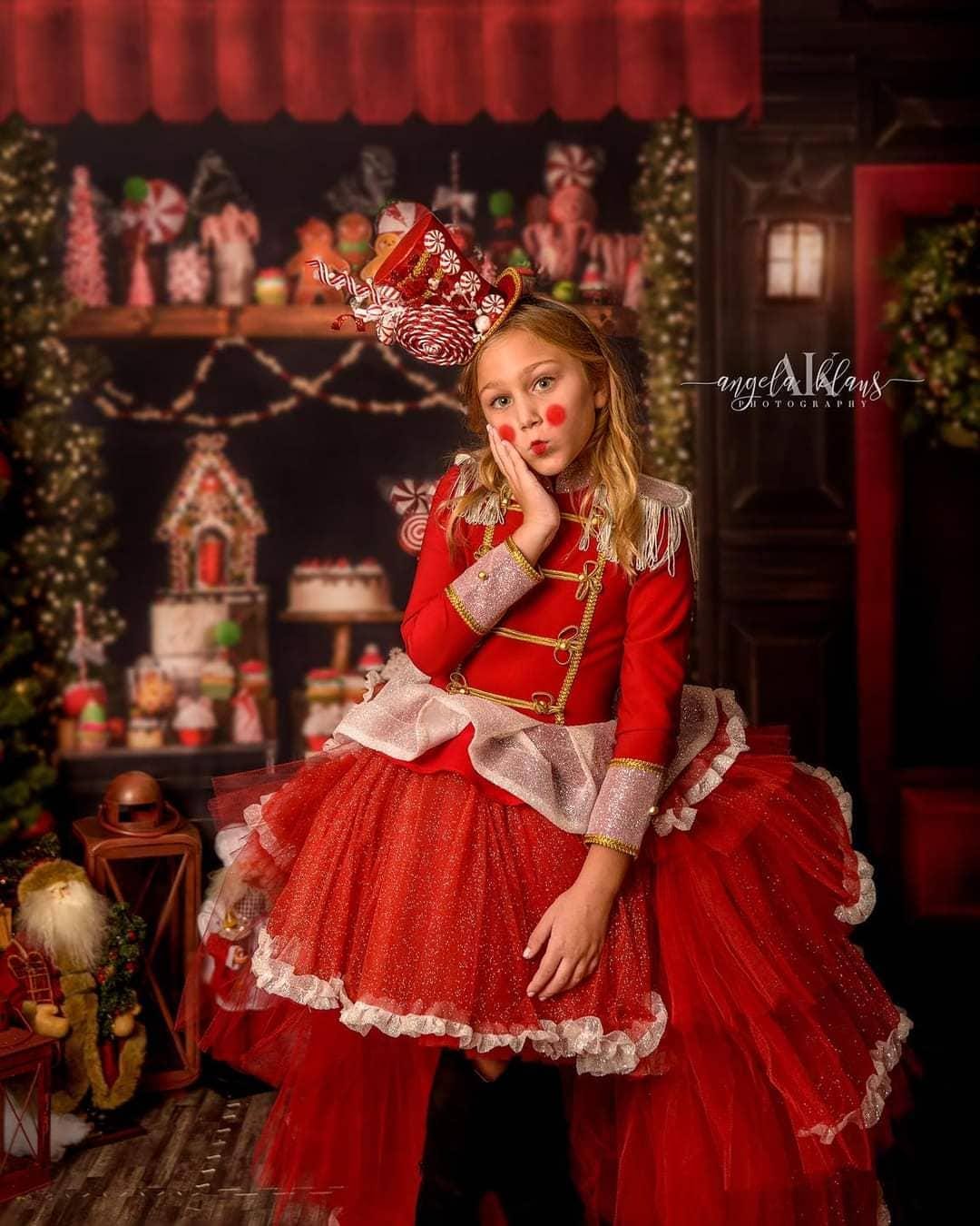 Women's Red White Nutcracker Dress