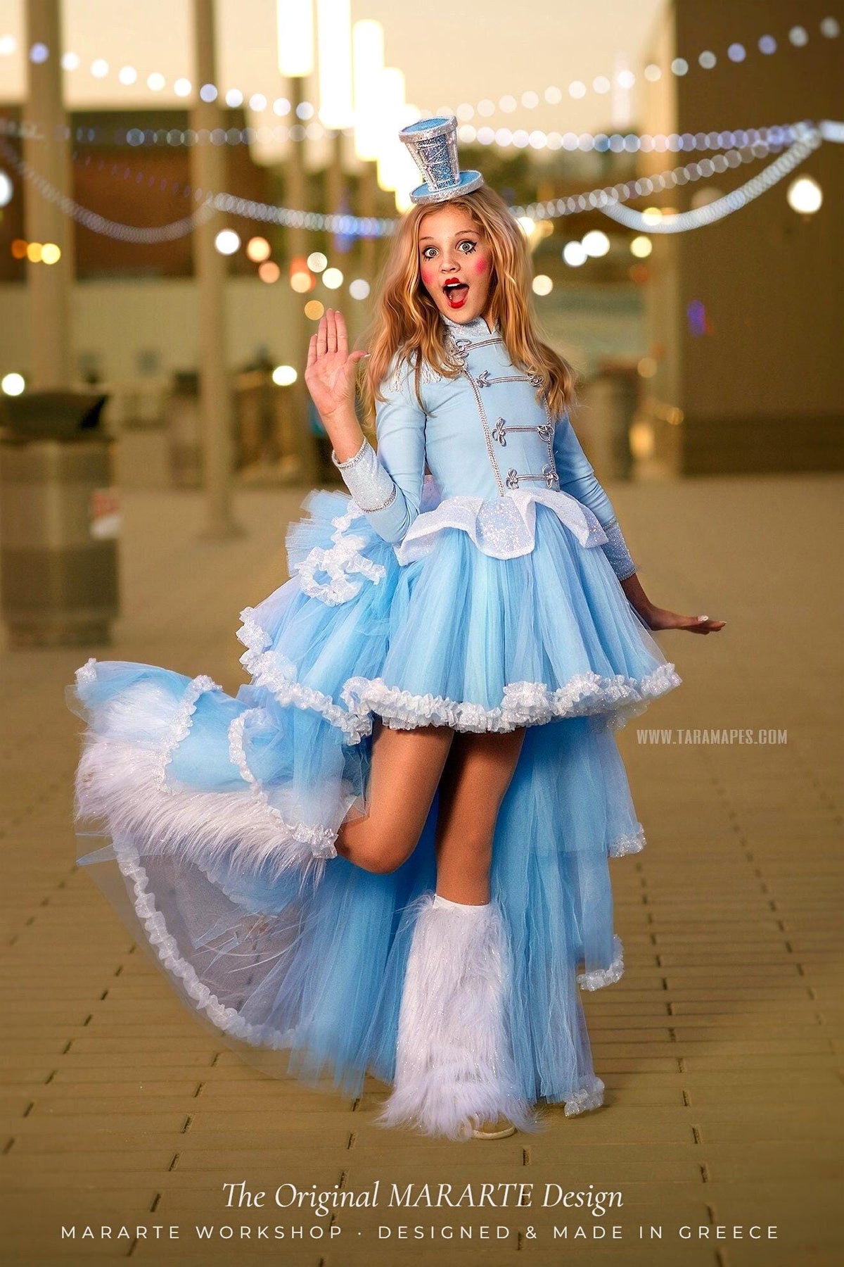 The Sky Nutcracker Gown with Removable Train – The Original MARARTE Design