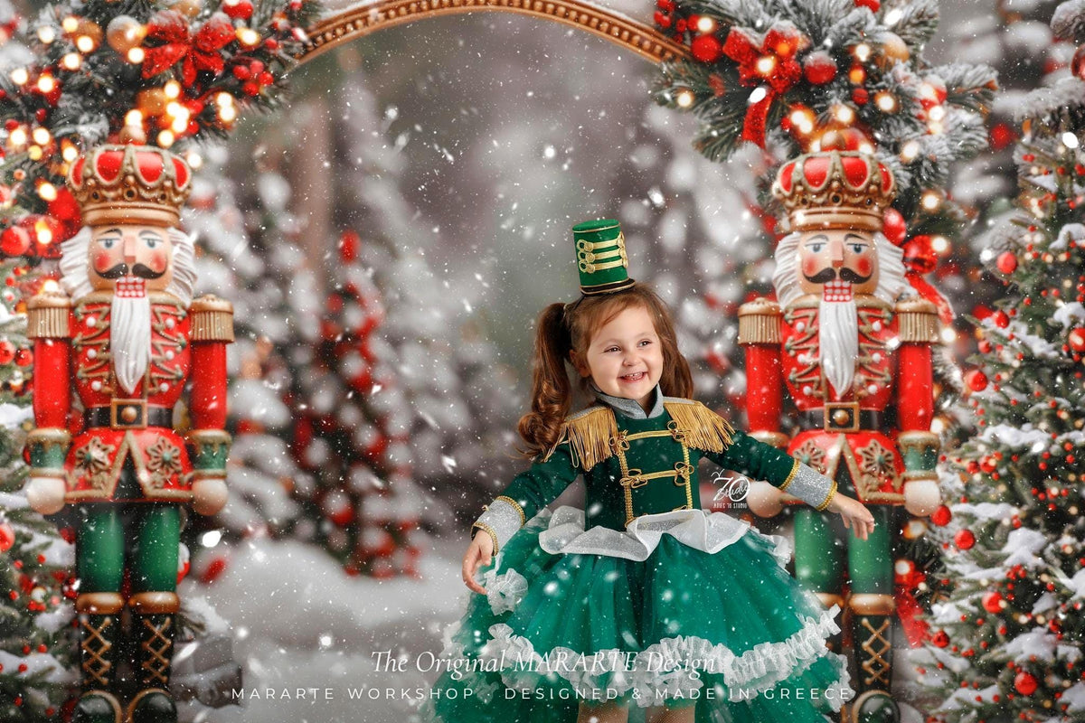 The Emerald Nutcracker Gown with Removable Train – photo 3