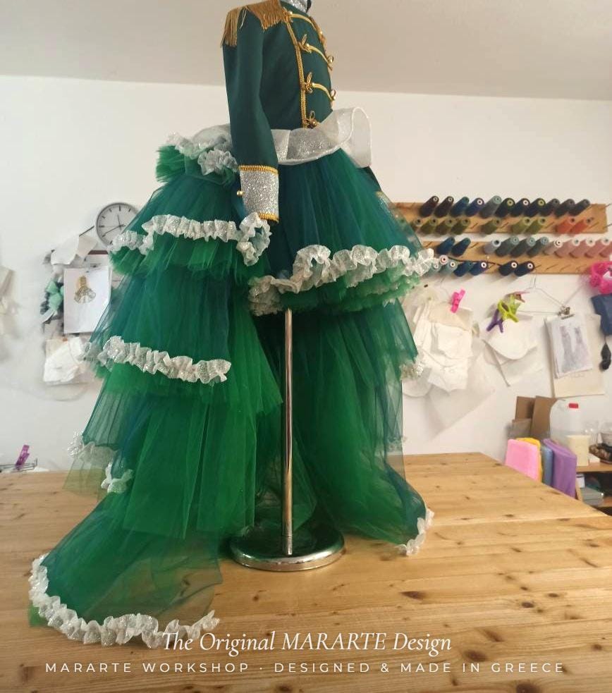 The Emerald Nutcracker Gown with Removable Train – photo 5