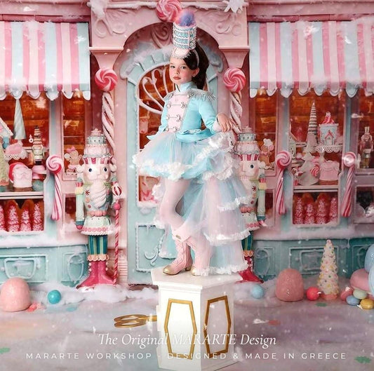 The Sugar Nutcracker Gown in Mikado with Removable Train – The Original MARARTE Design