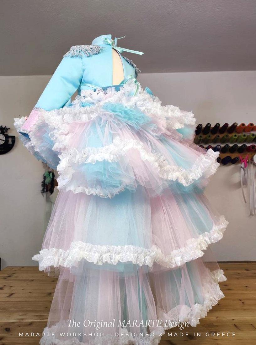 The Sugar Nutcracker Gown in Mikado with Removable Train – photo 5